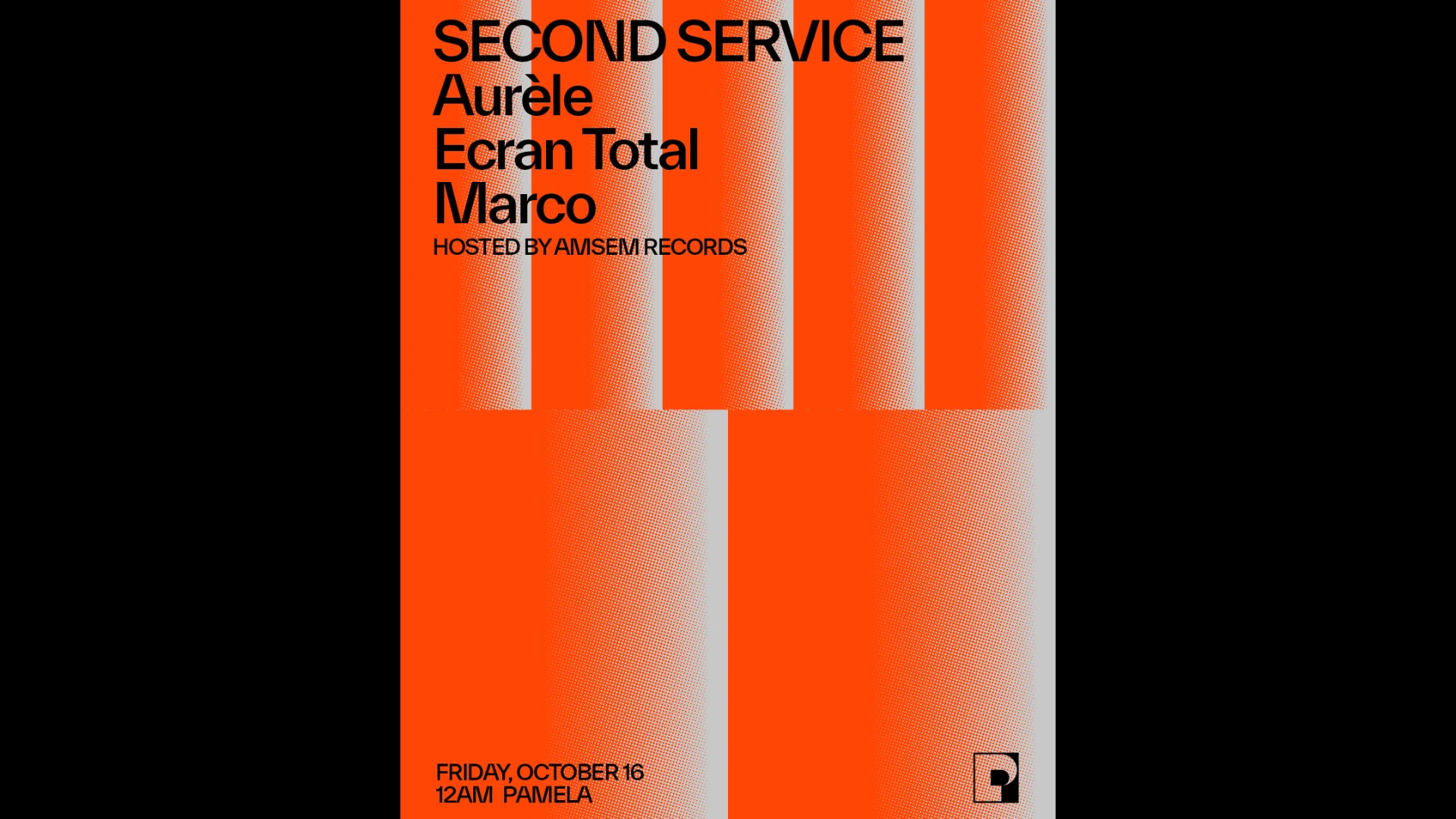 Second Service - Aurèle, Ecran Total, Marco