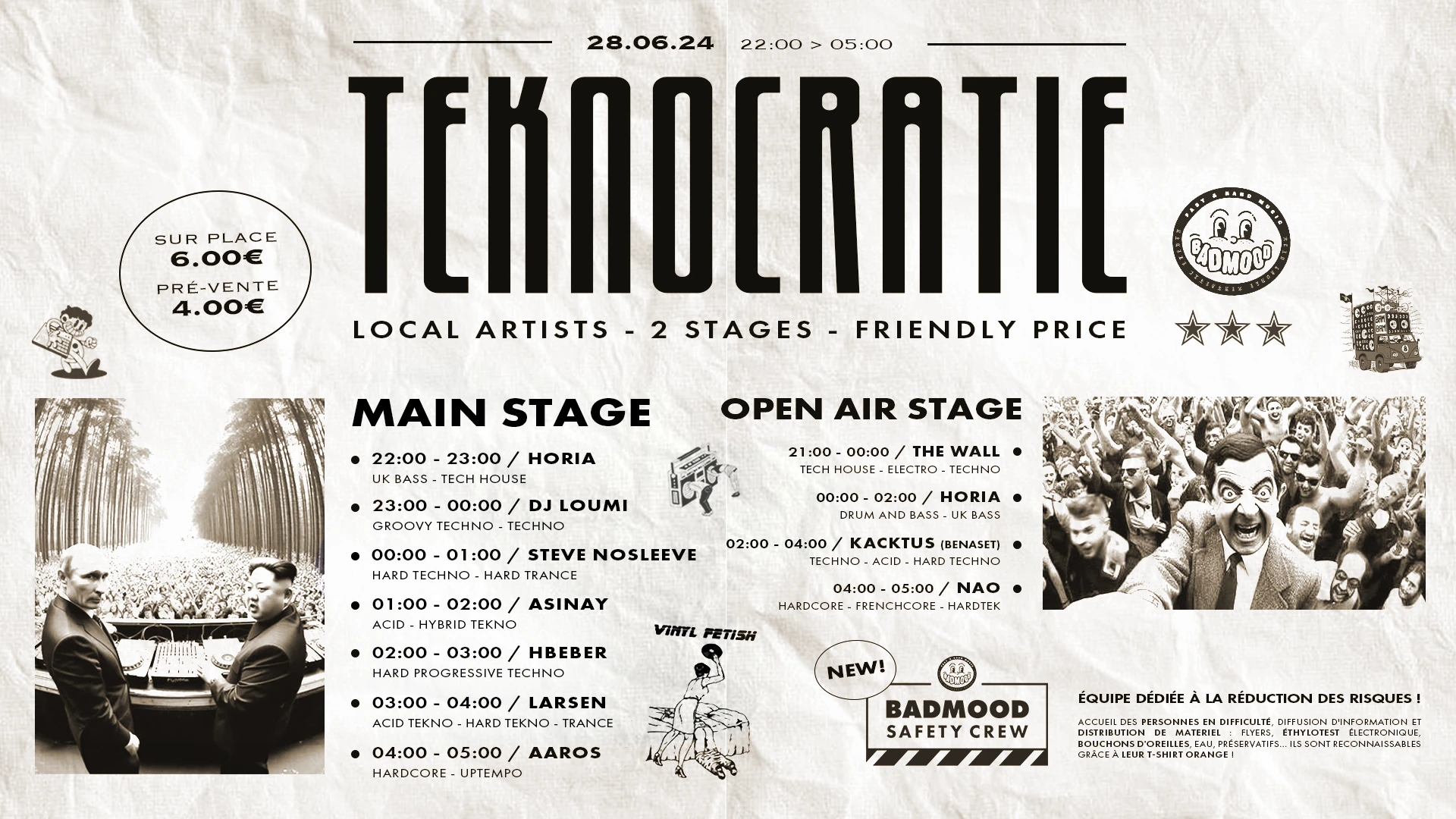 Teknocratie #7 - Local Artists / 2 Stages