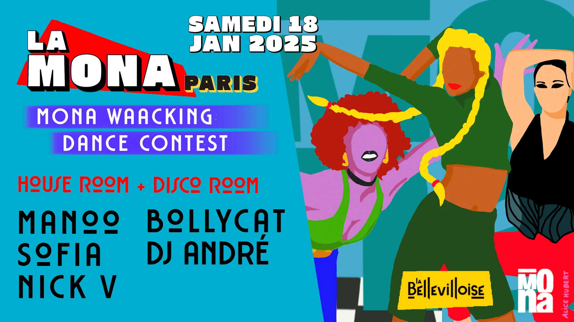 La Mona Avec Manoo, Sofia, Nick V + Waacking Dance Contest