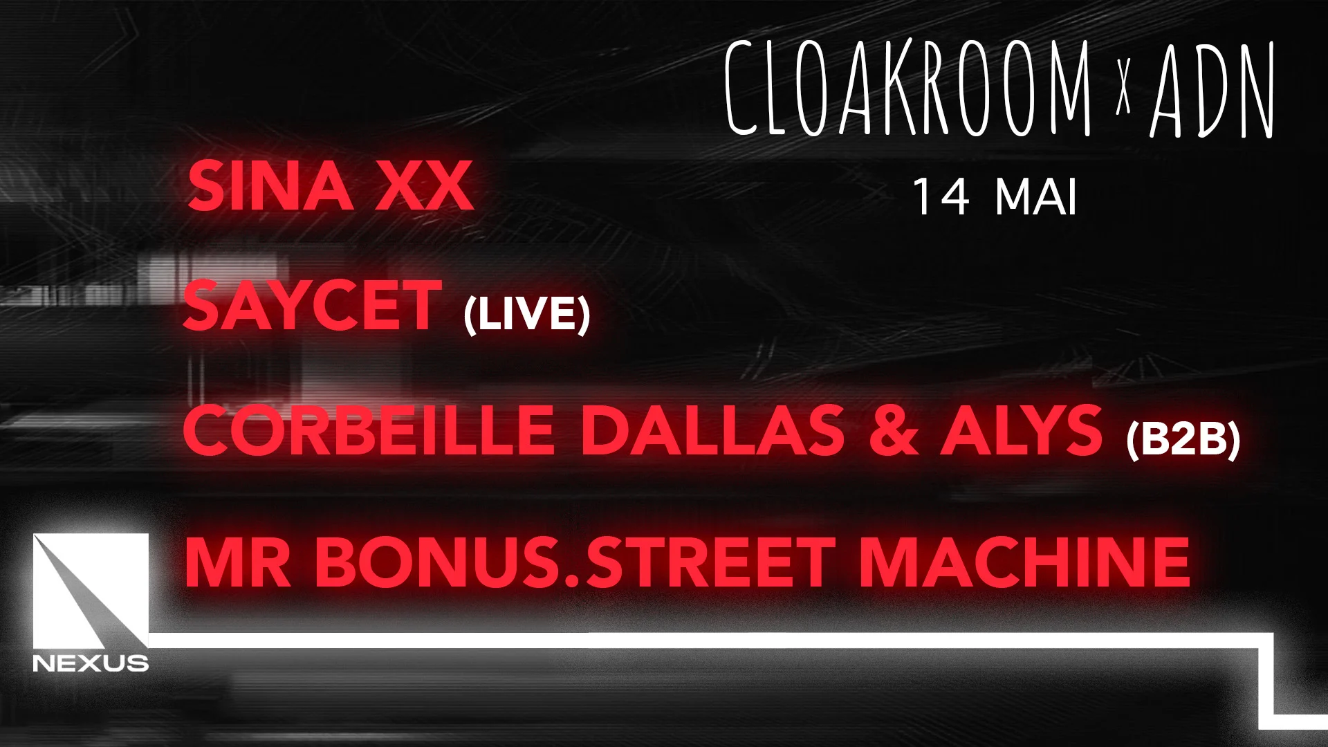 Cloakroom Invite X Adn