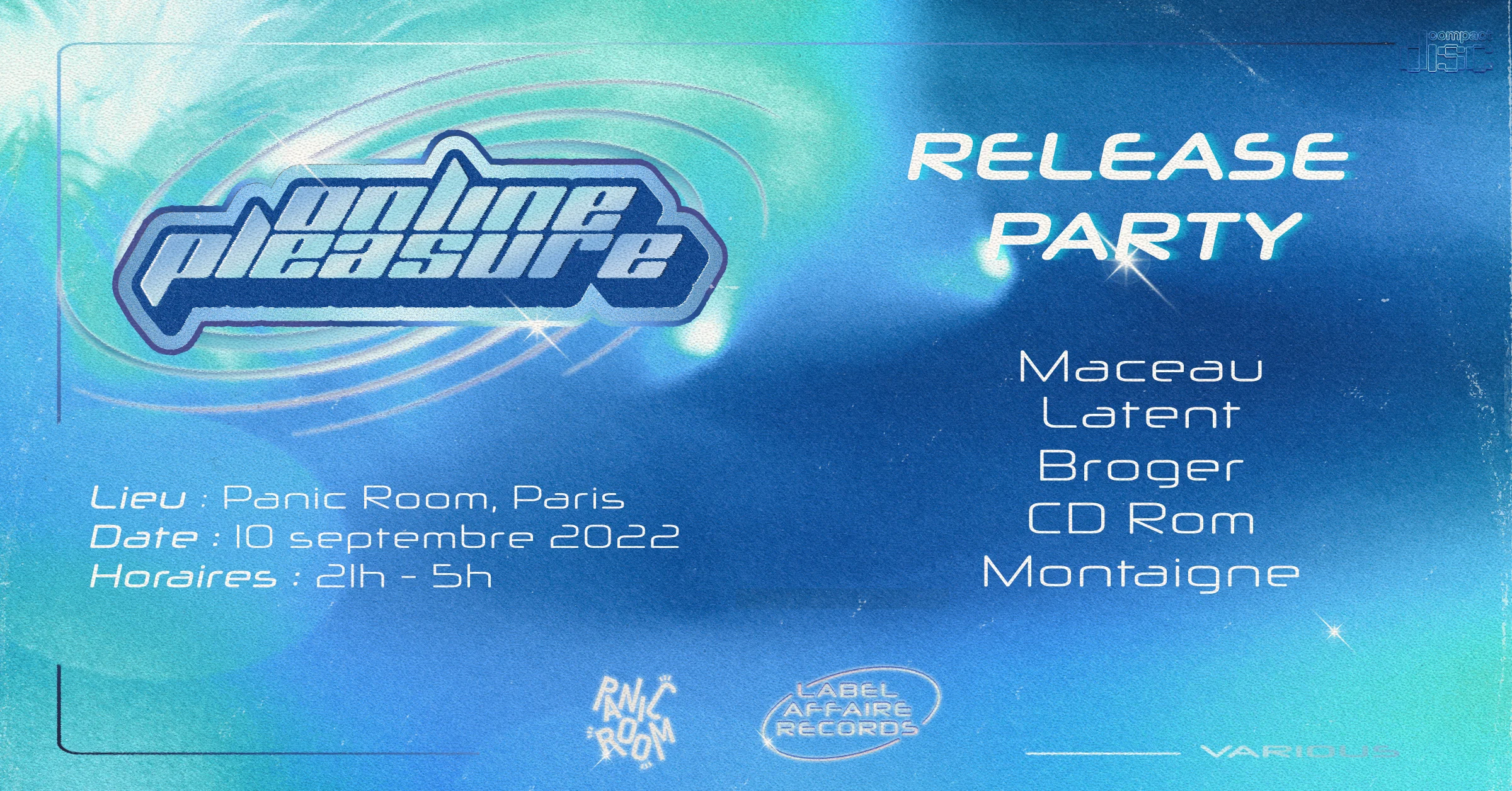[Release Party] Label Affaire V/A - Online Pleasure Lp 