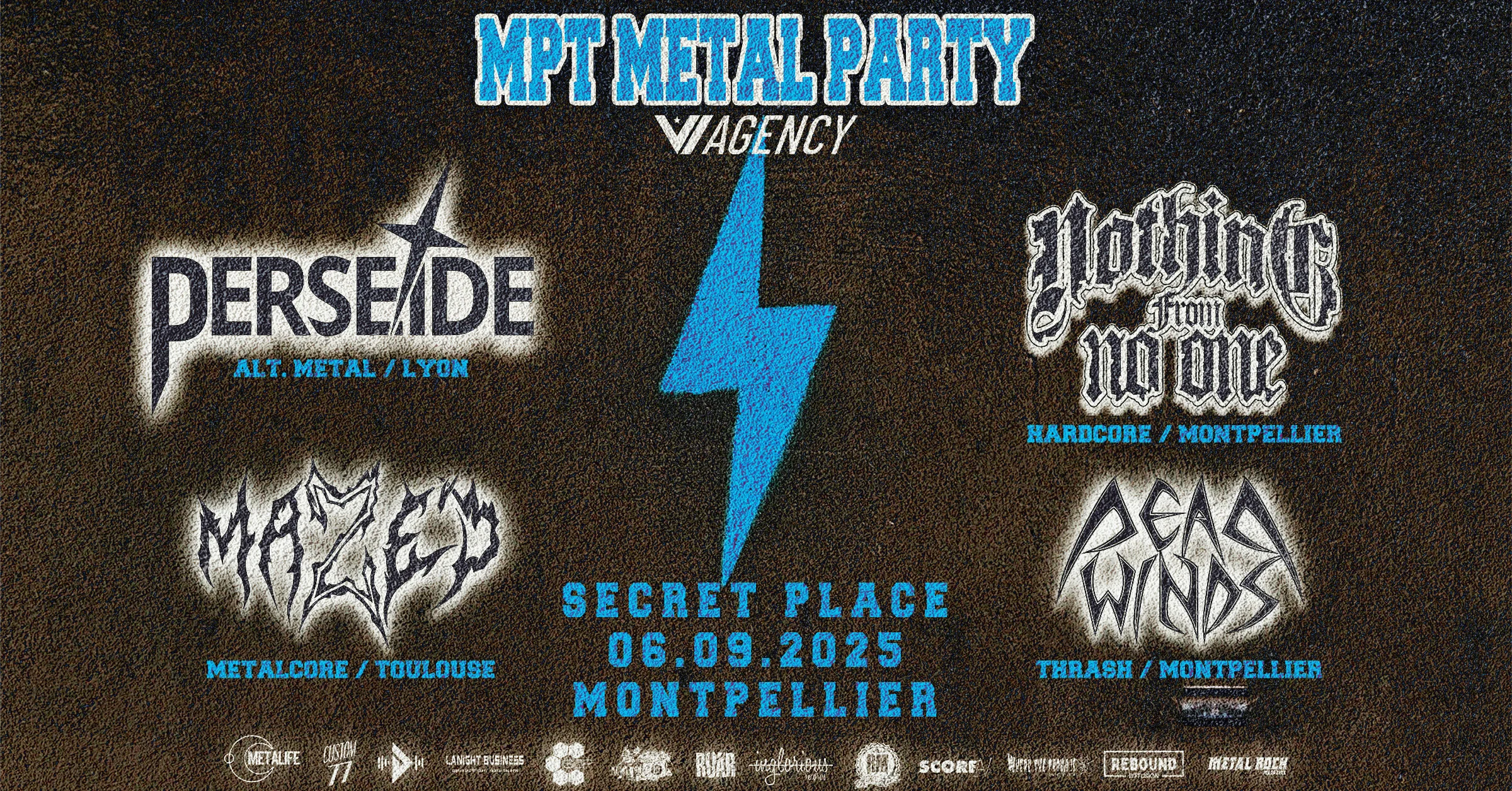 Perseide + Nothing From No One + Maze'd + Dead Winds