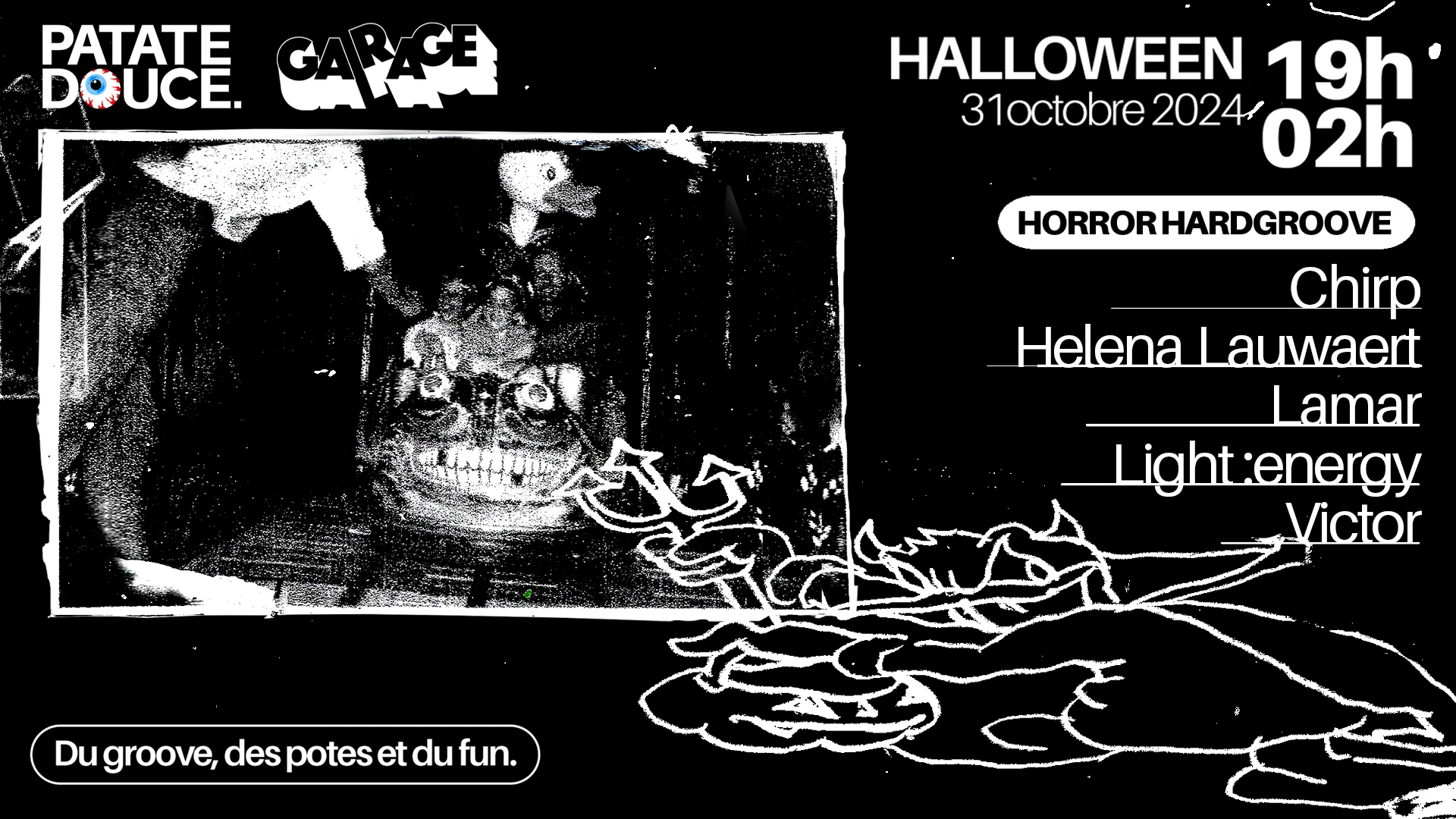 Patate Douce Présente Horror Hardgroove Avec Helena Lauwaert