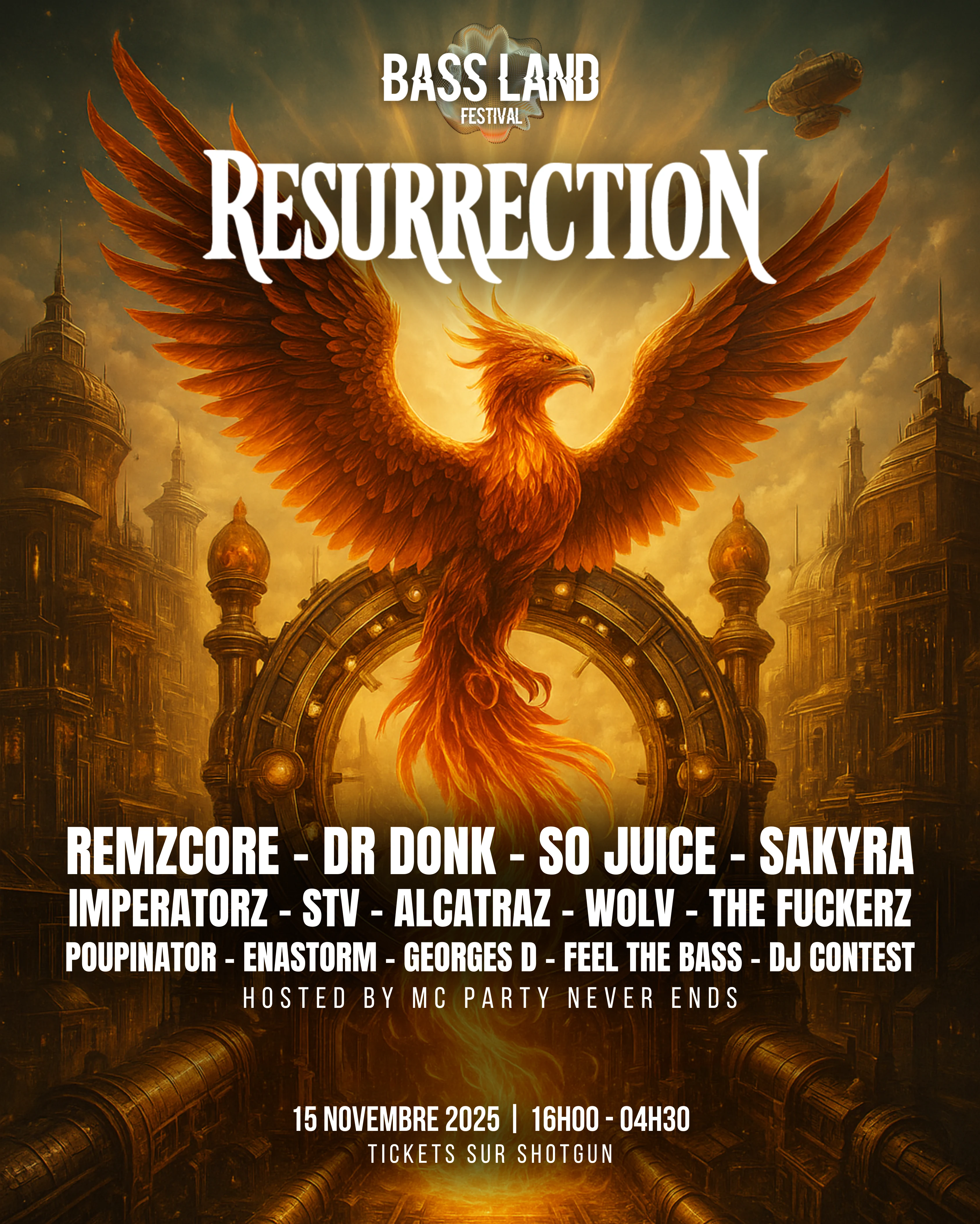 Bass Land Festival : Resurrection | Fort Pélissier / Nancy