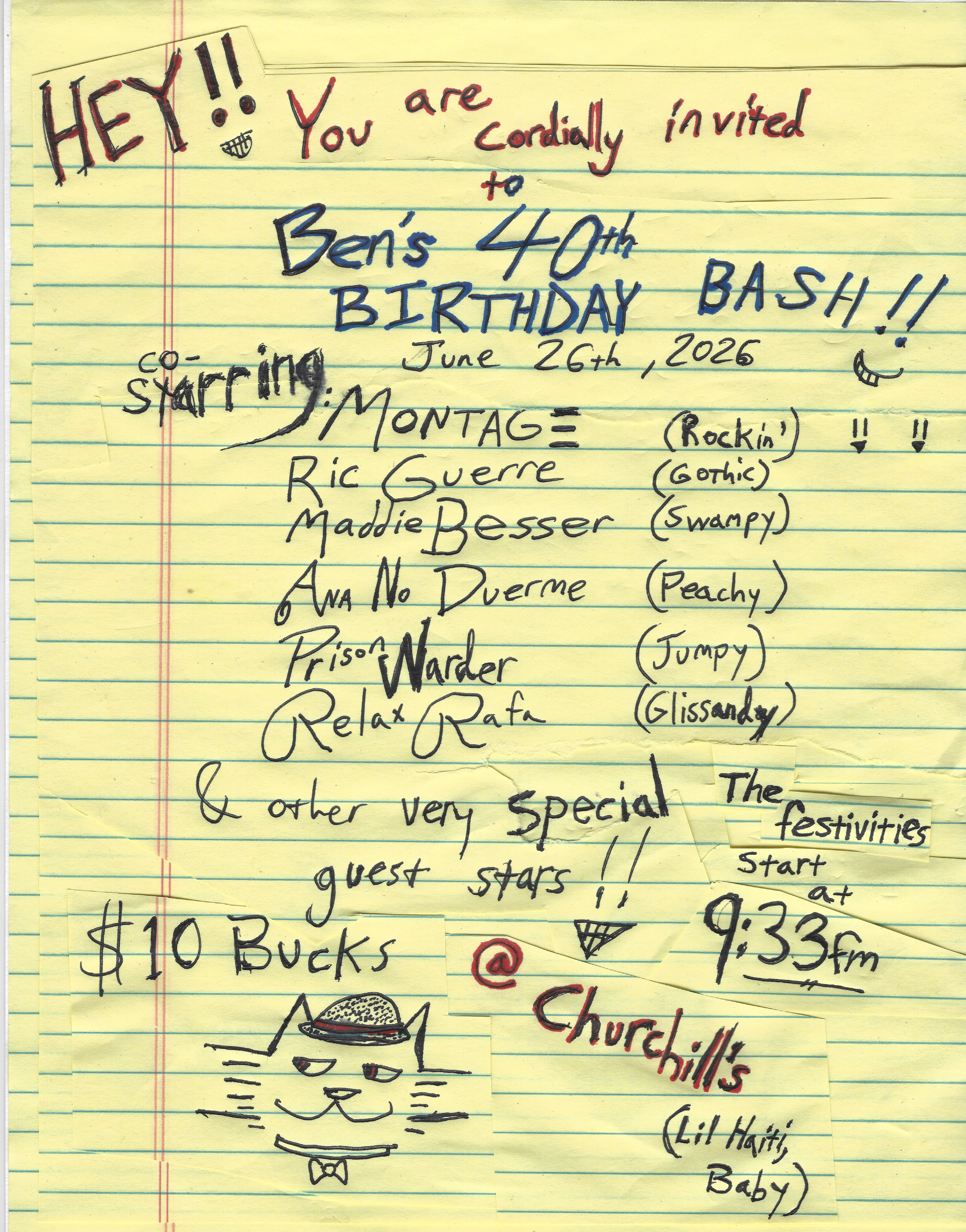Ben's 40th Birthday Bash!