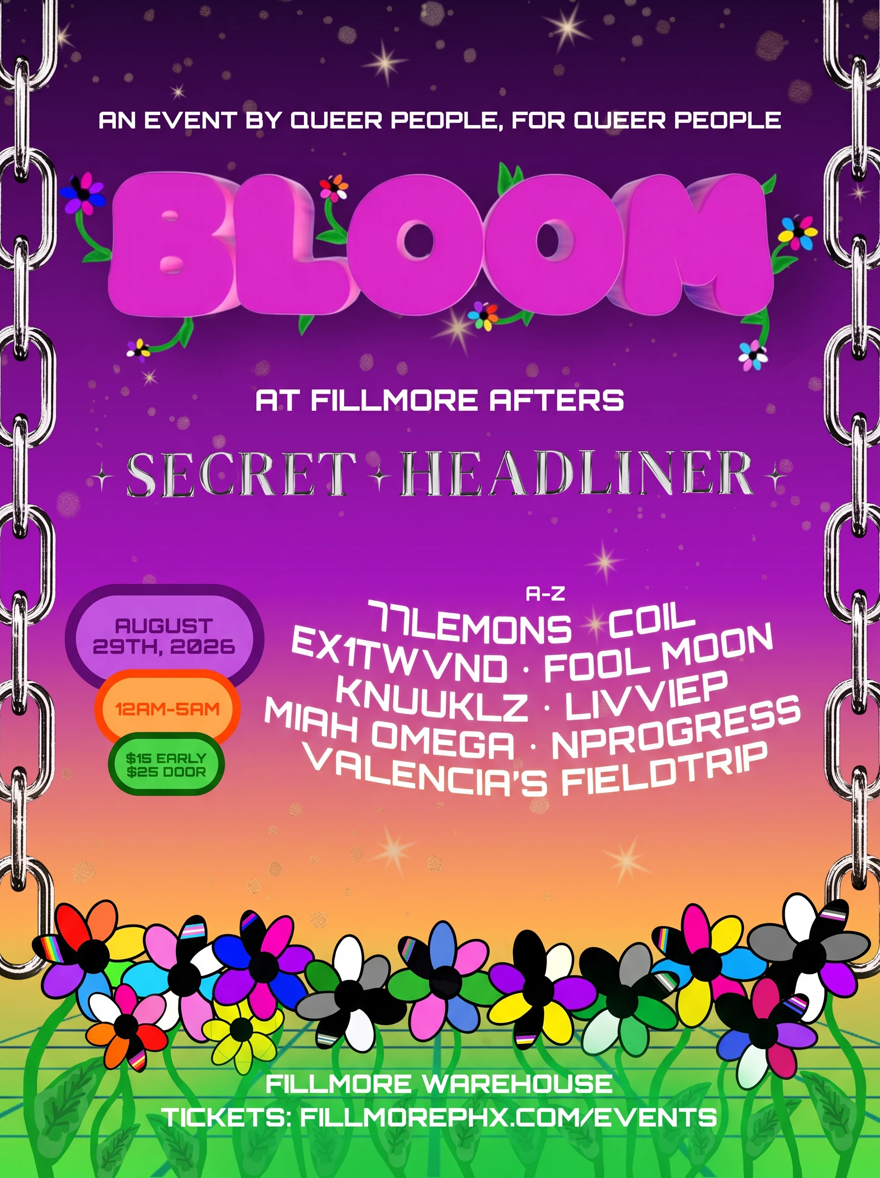 Fillmore Afters - Bloom - 08.29.2026