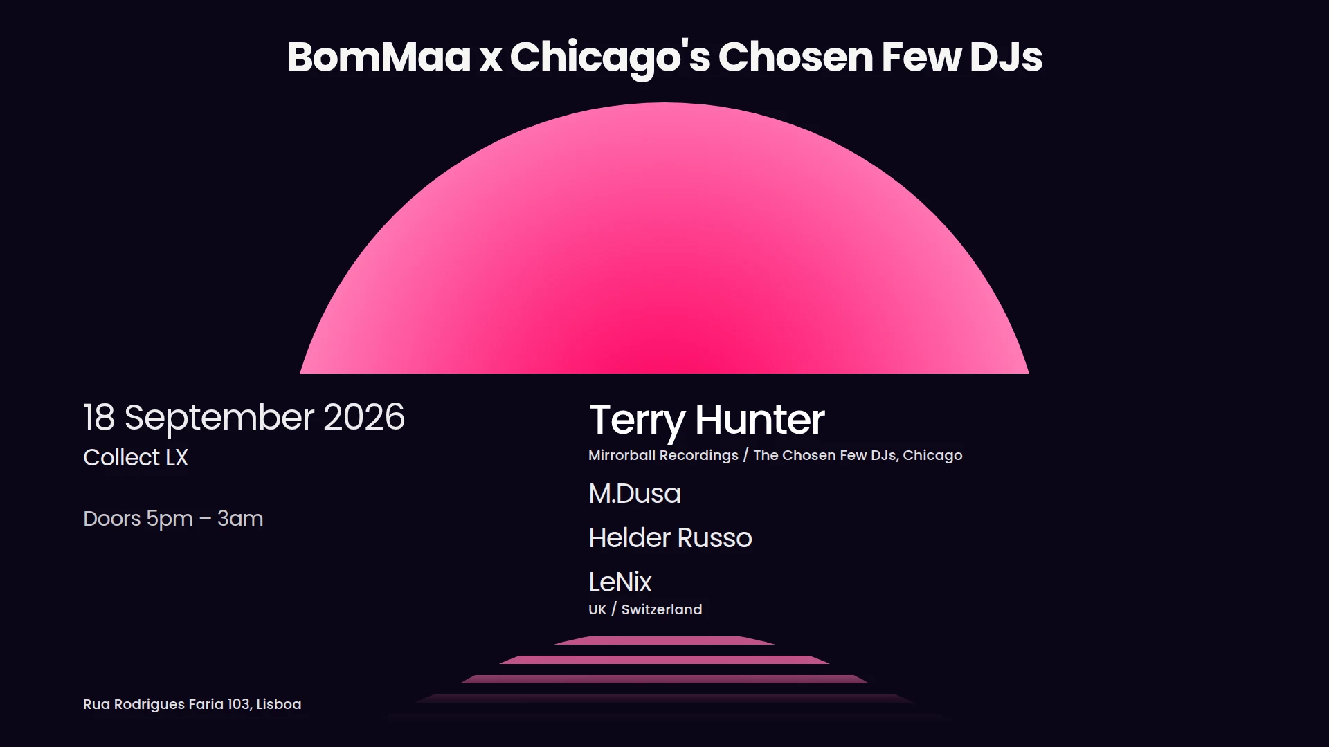 Terry Hunter @ Collect LX: Bommaa X Chicago's Chosen Few Djs
