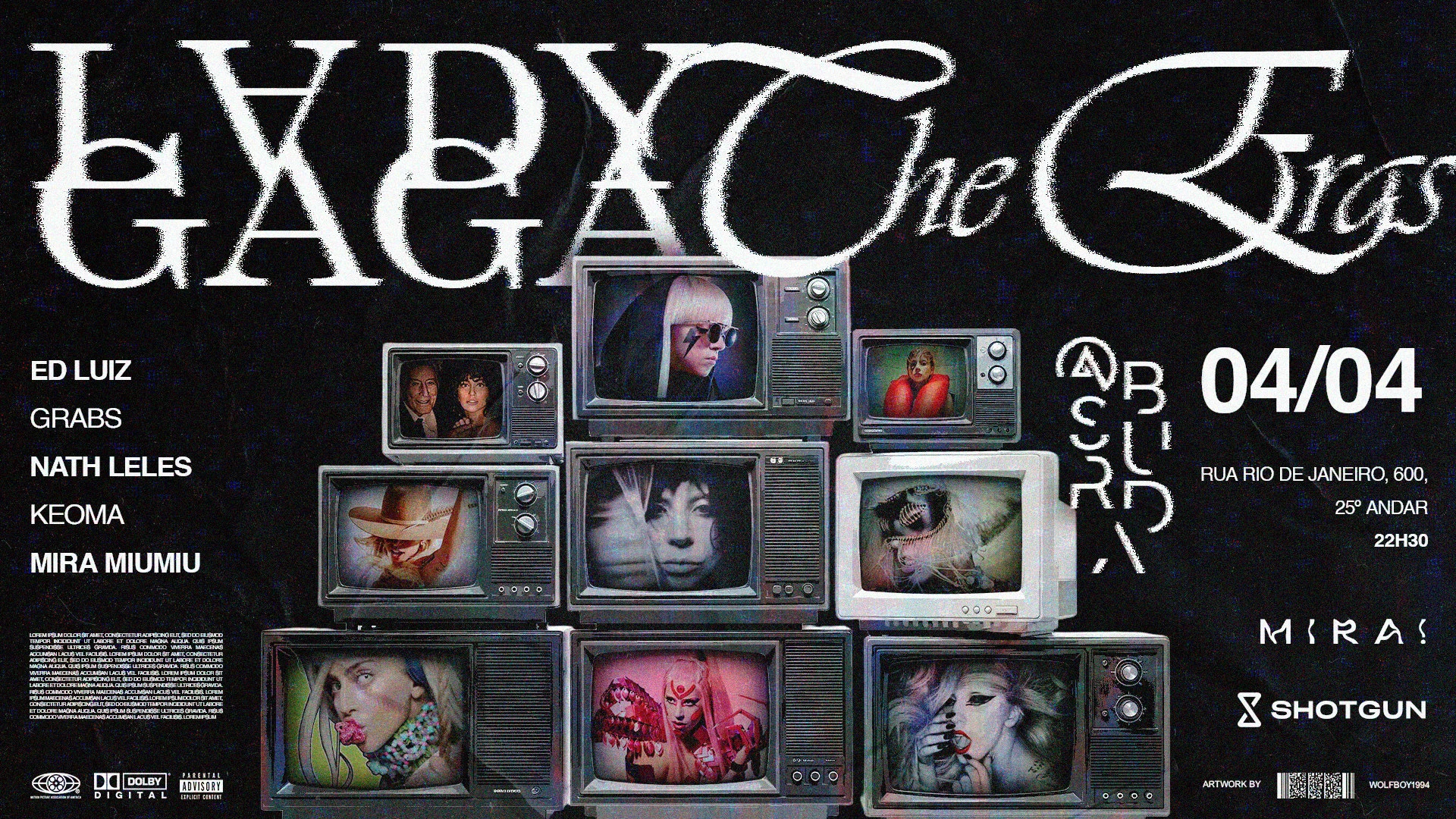 @Bsurda Gaga The Eras 04/04 - 22h30