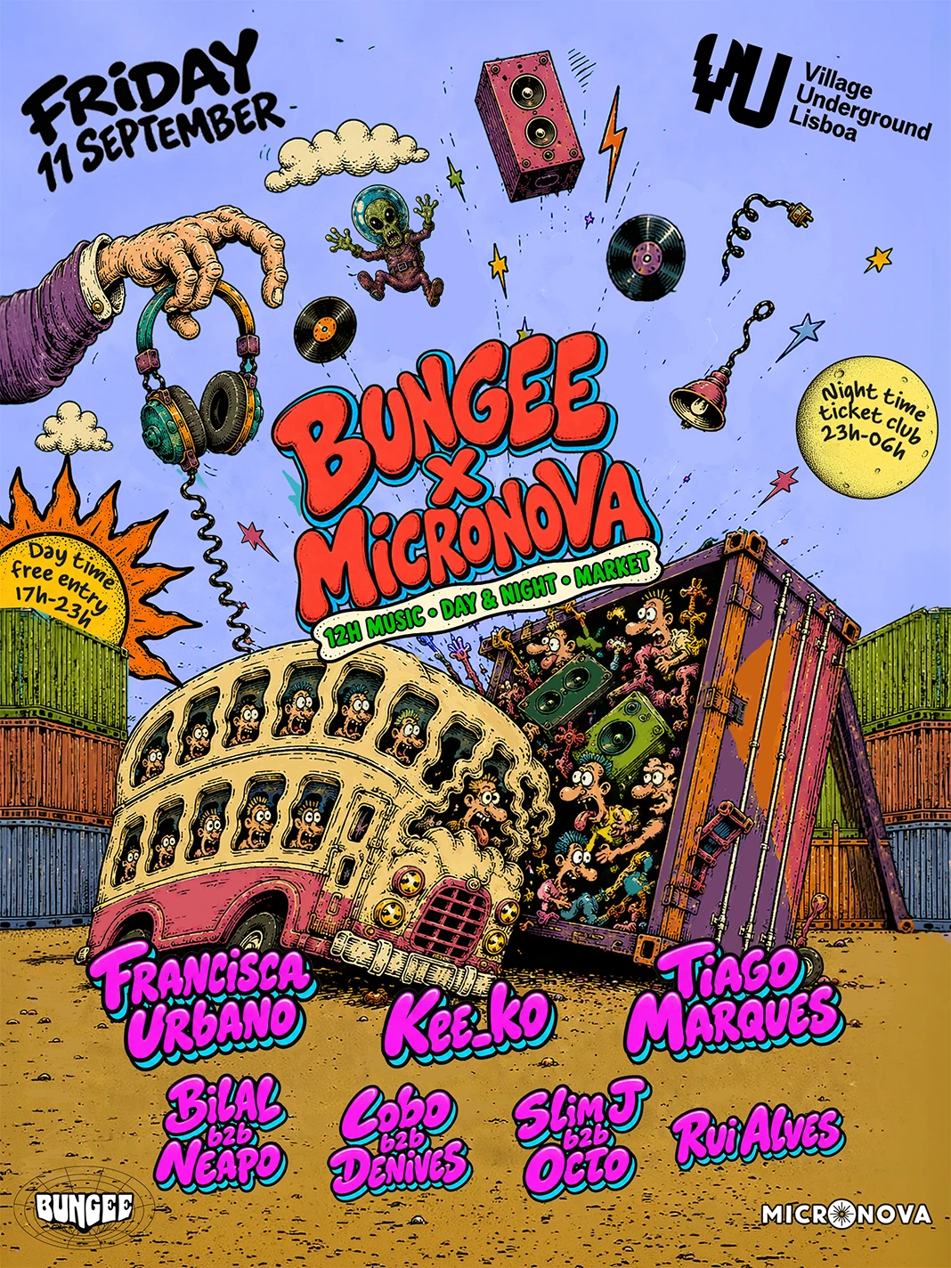 Bungee × Micronova Day&Night + Open-Air Creative Market
