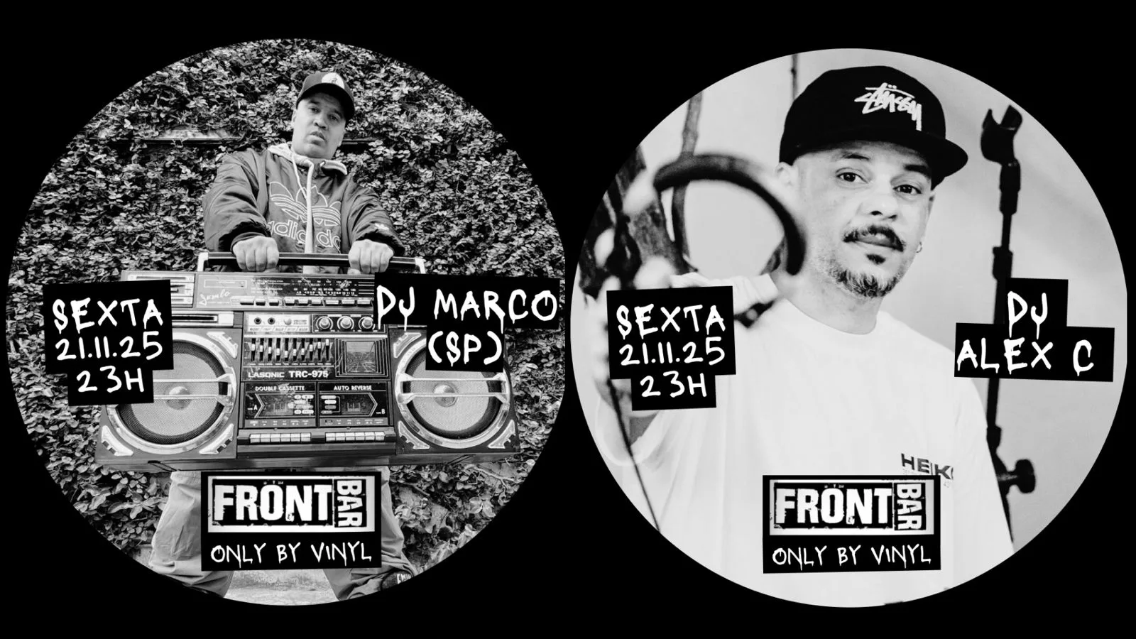 Front Bar (Only By Vinyl) Dj Alex C Convida Dj Marco (Sp)