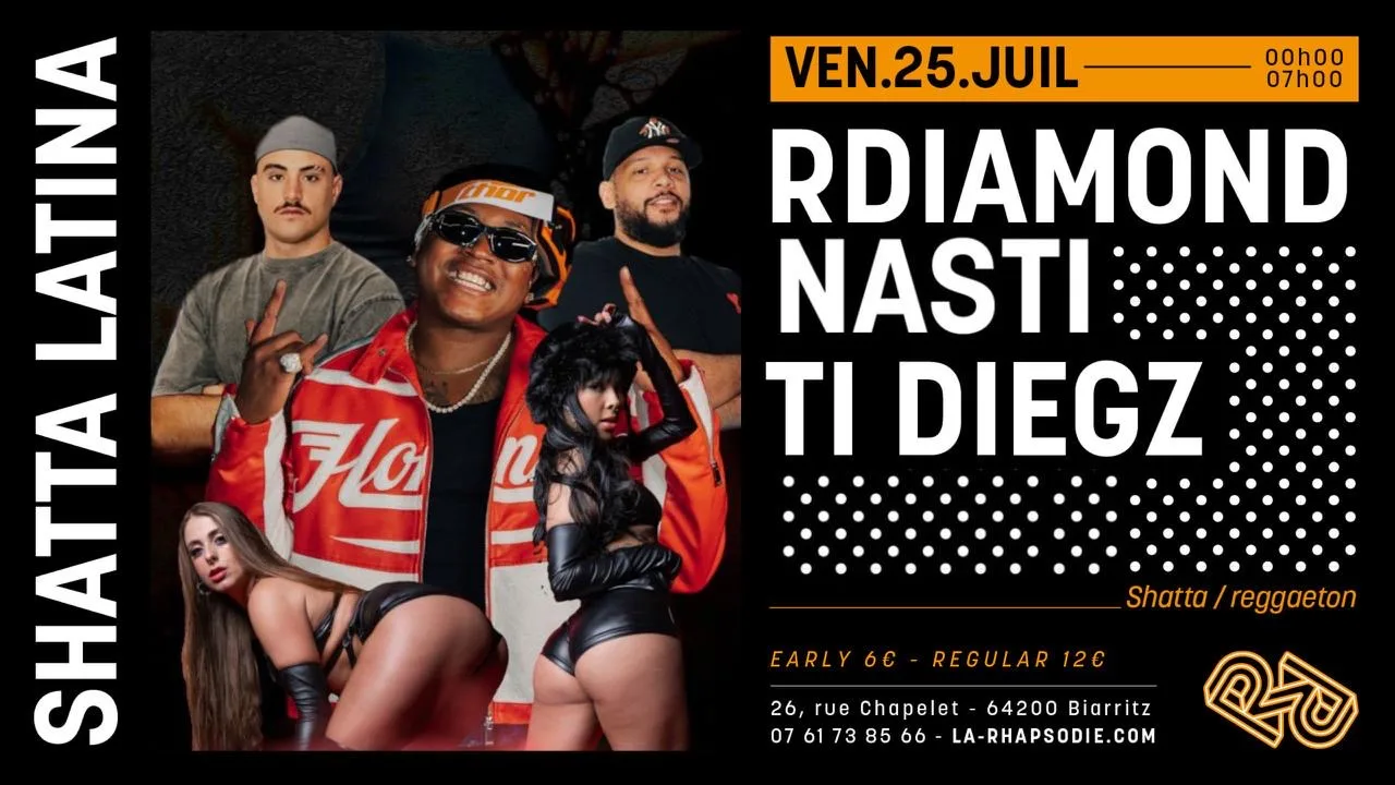 Shatta Latina : Rdiamond • Ti Diegz • Nasti