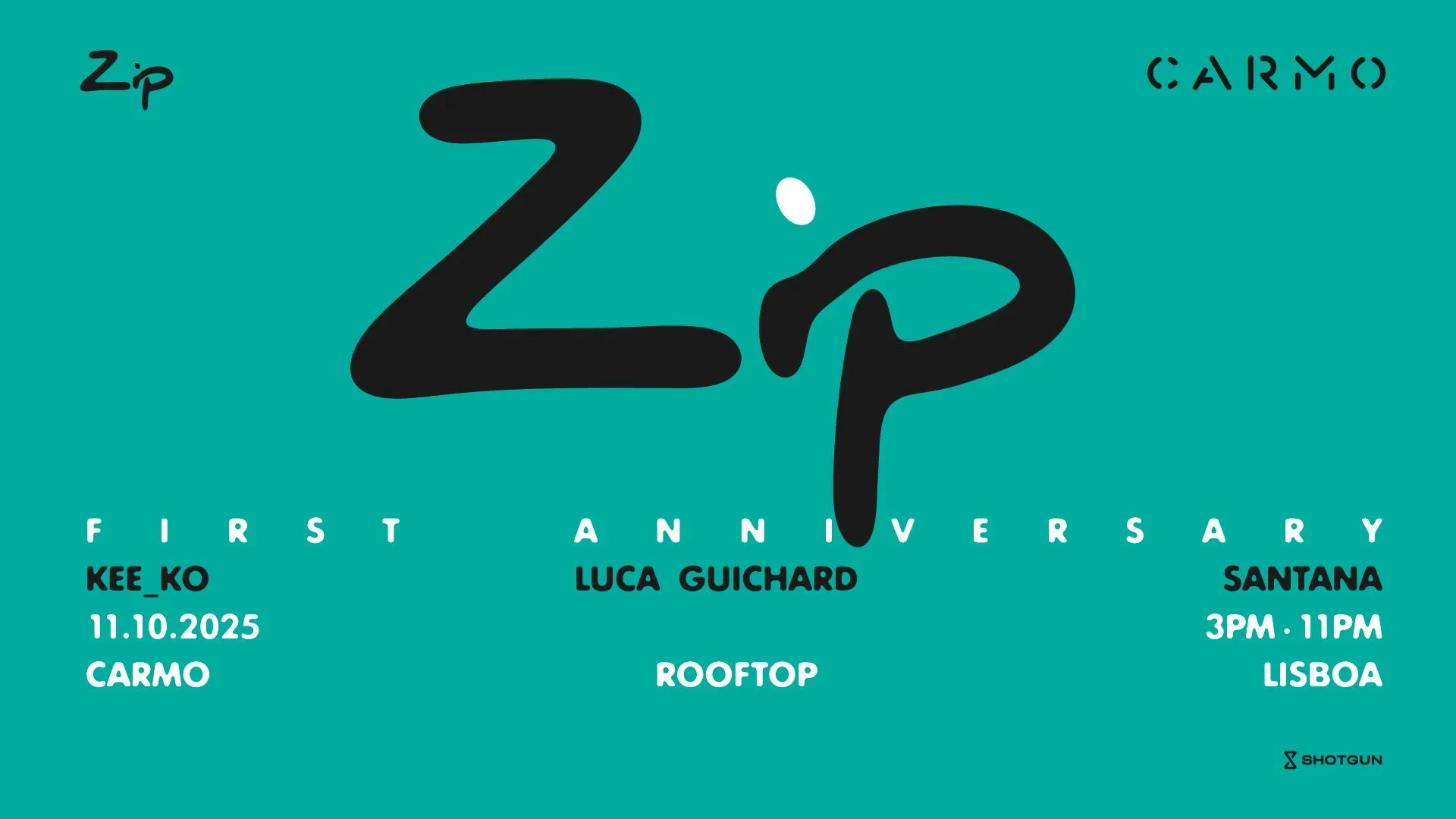 1 Year Of Zip Records At Carmo Rooftop
