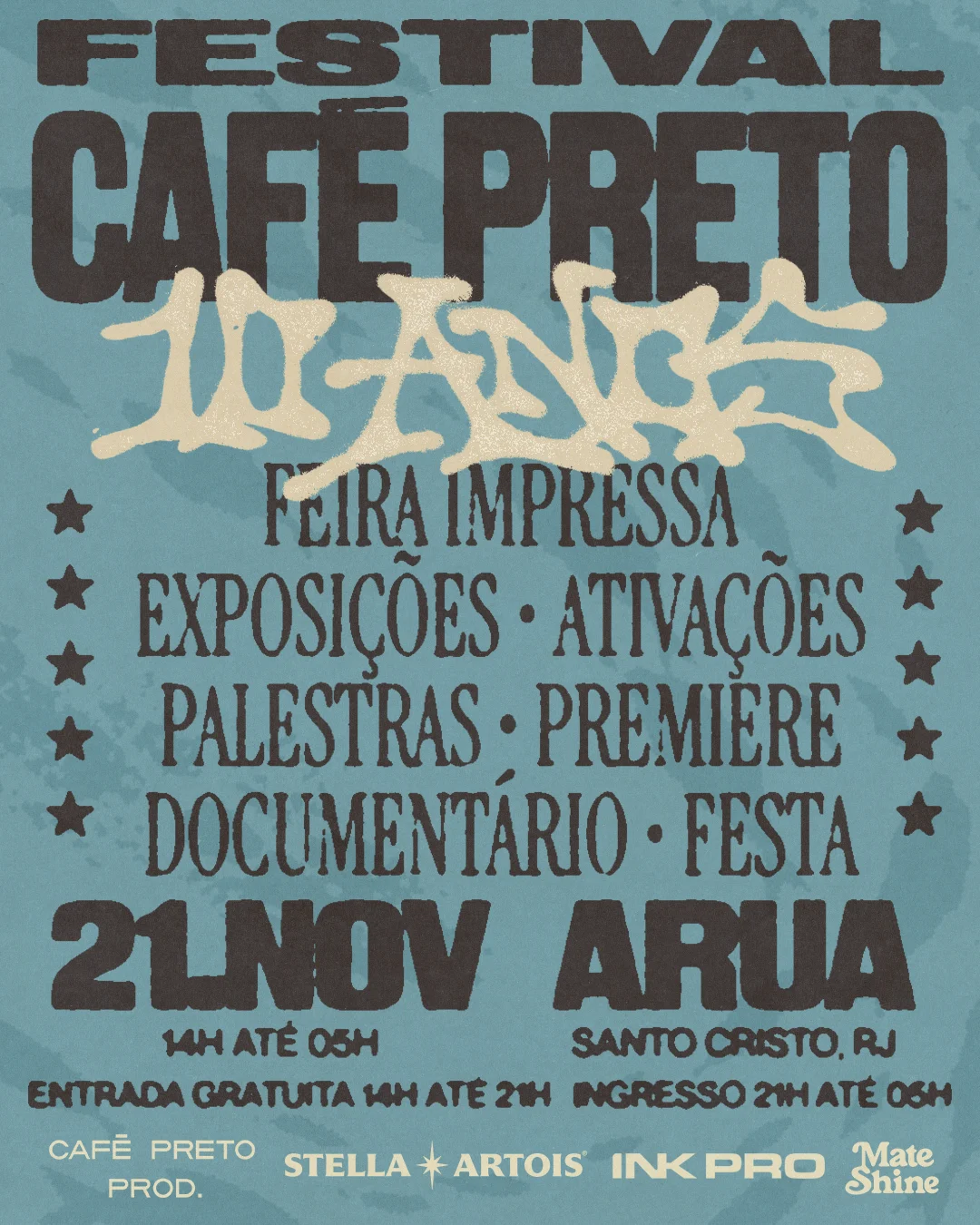 Café Preto 10 Anos - 21.11.26