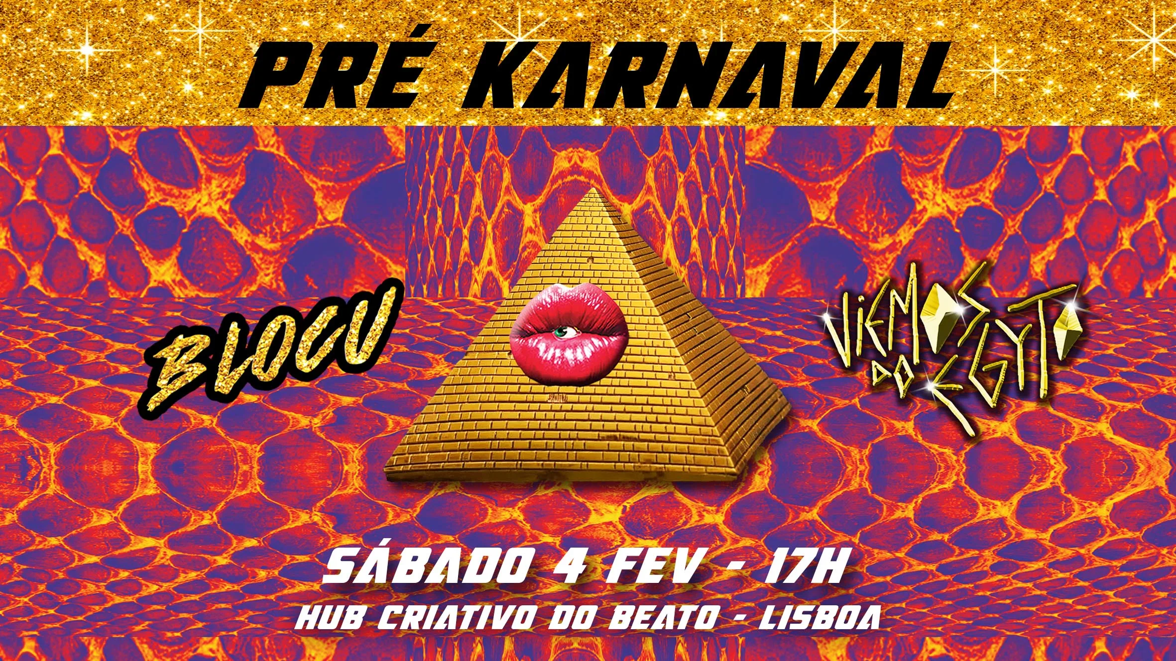 Pré Karnaval Viemos Do Egyto + Blocu Convidam MC Carol