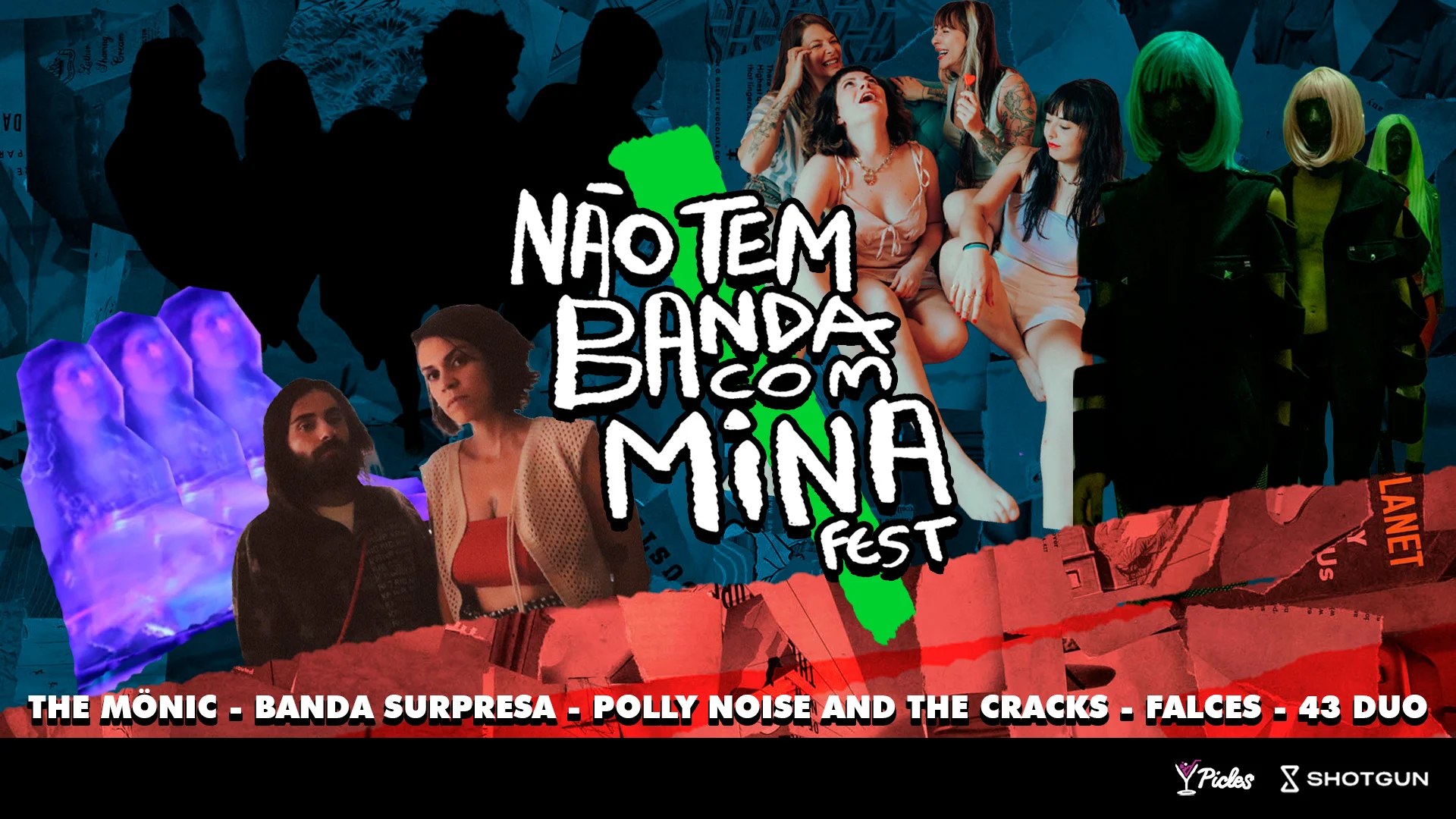 Não Tem Banda C/ Mina - The Monic/Swave/Polly/Falces/43duo