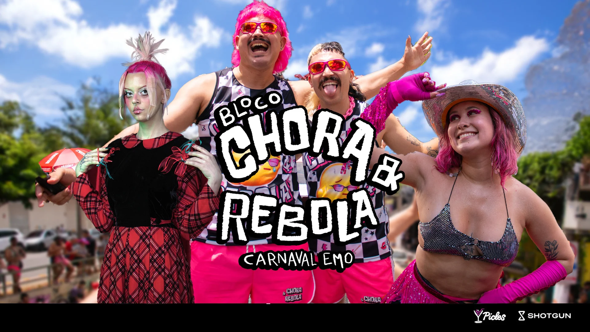 Bloco Chora E Rebola, Dj Malfeitona E Cyz Mendes  + Dj Nina