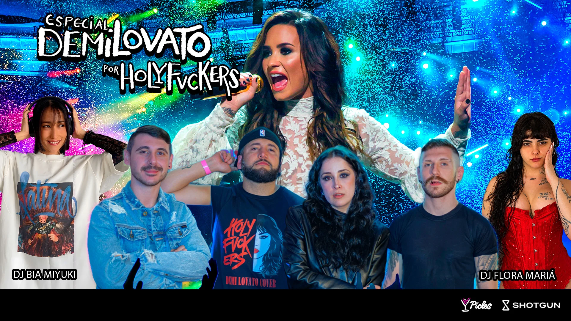 Divas Pop · Demi Lovato + Dj Flora Mariá + Dj Bia Miyuki