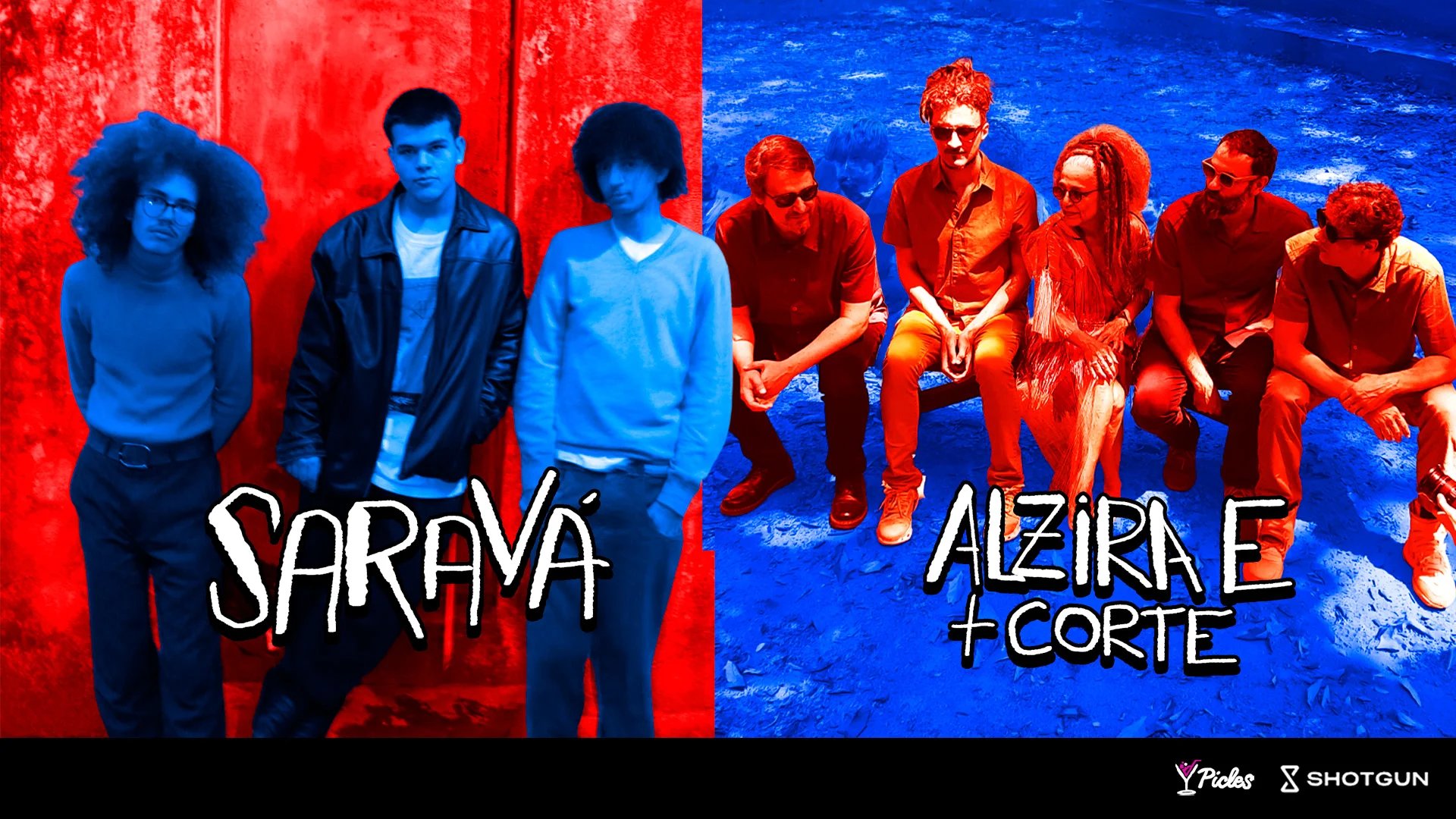 Alzira E + Corte + Saravá
