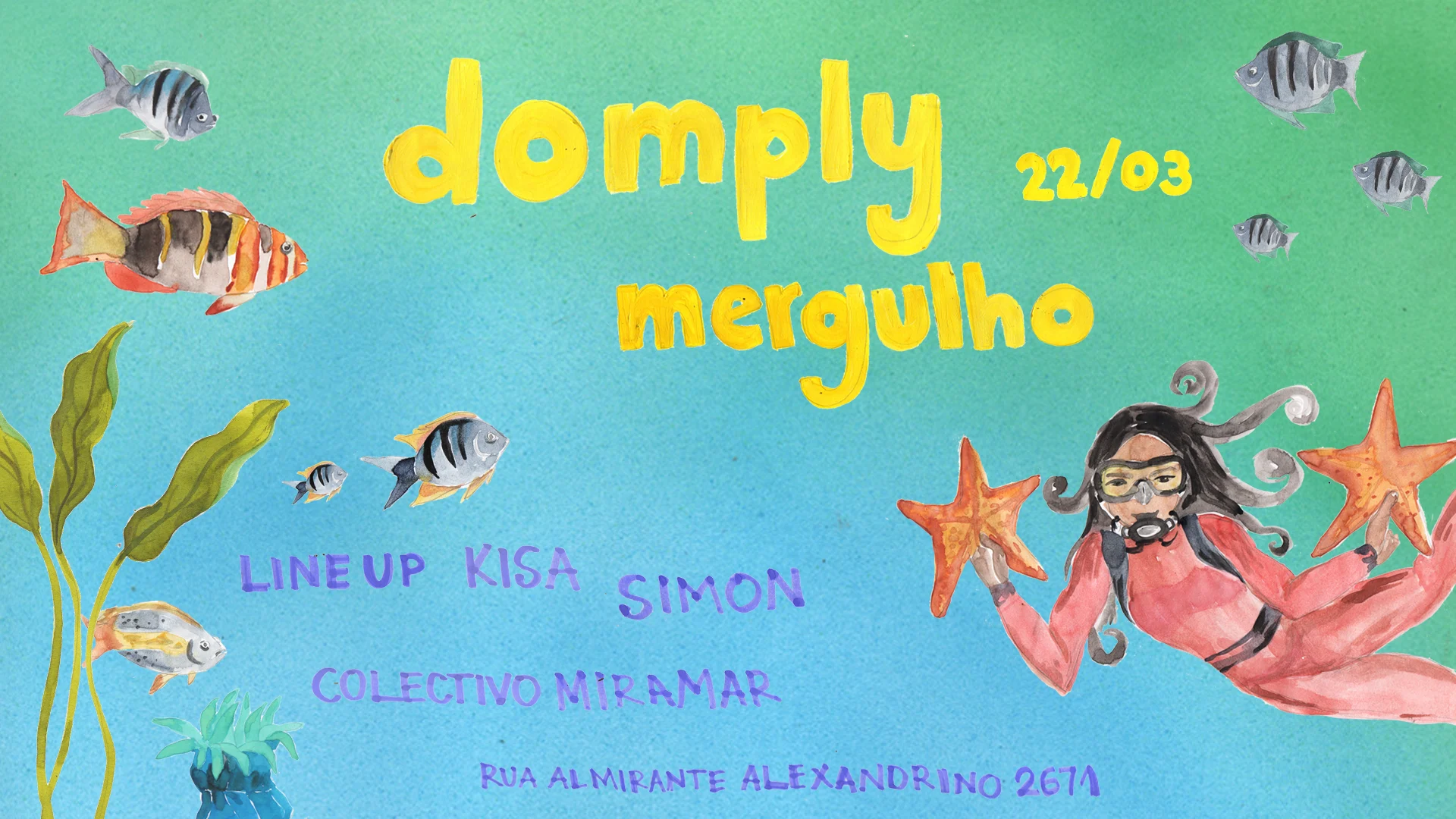 Domply Mergulho C/ Kisa, Colectivo Miramar & Simon