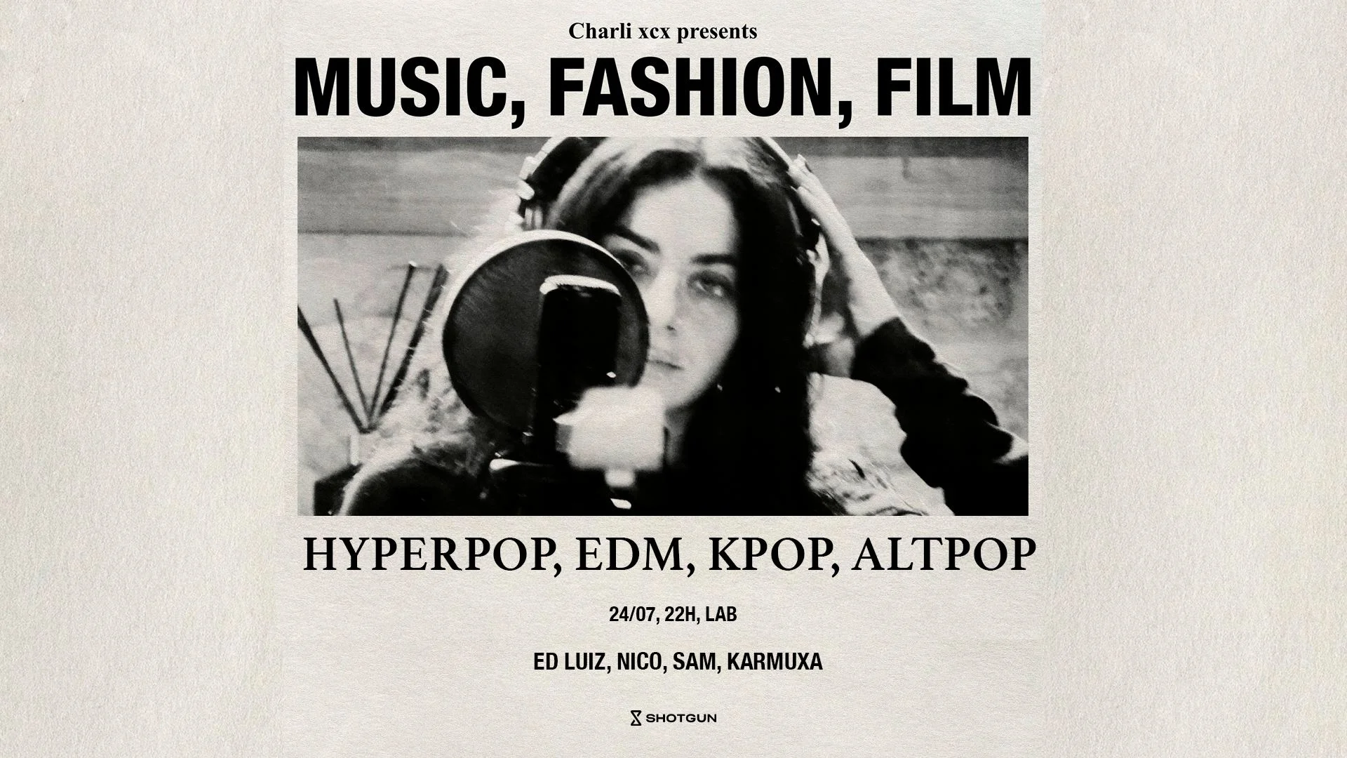 @Bsurda Fashion, Music, Film 24/07 - 22h