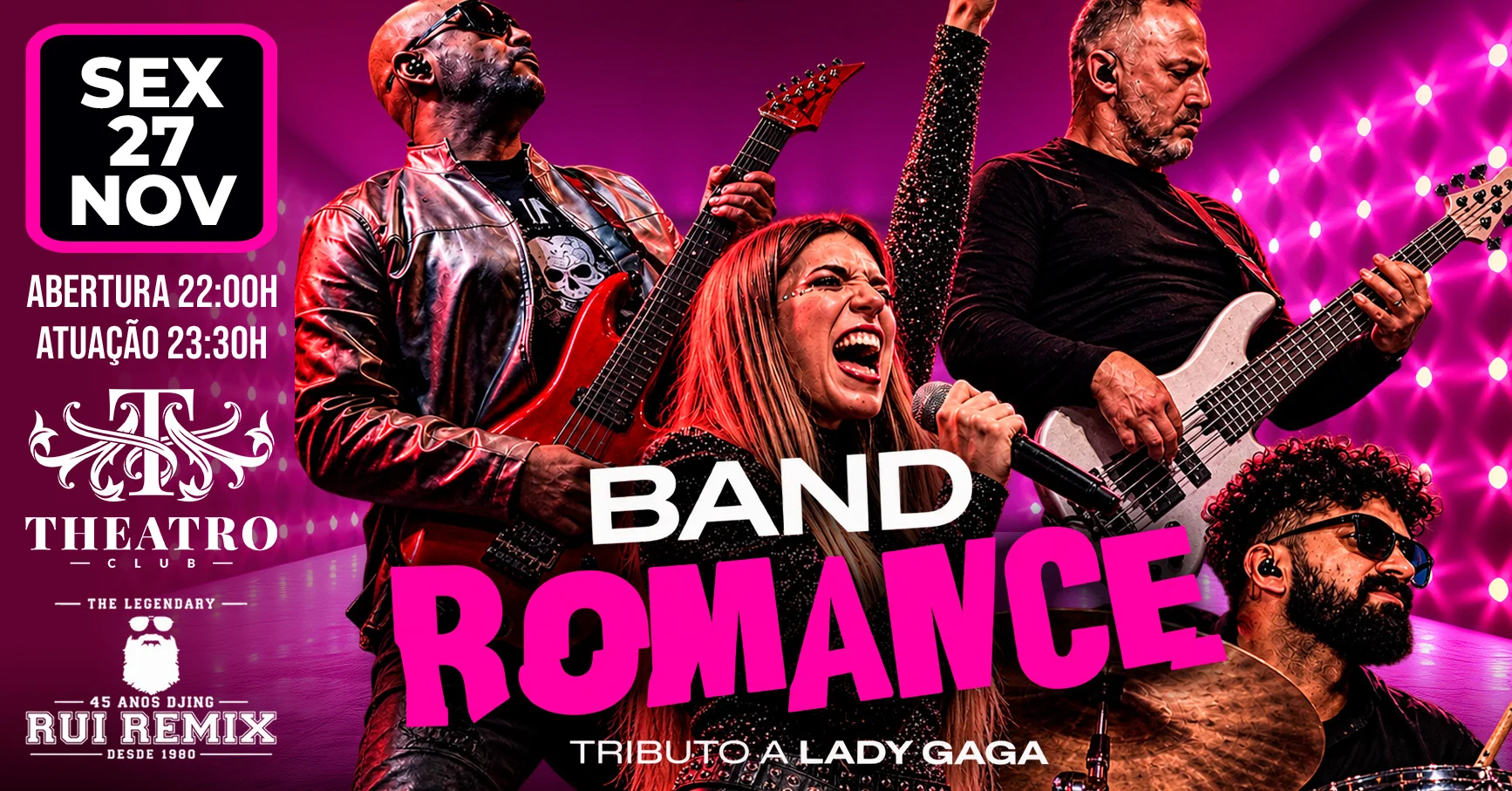 💖⚡ Band Romance No Theatro Club ⚡💖