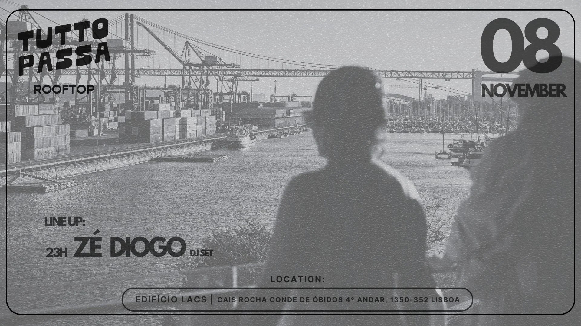 Tutto Passa Rooftop | Dj Zé Diogo (Entrada Livre/Free Entry)