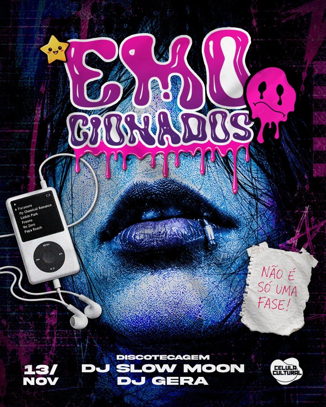13/11(Sex) Emocionados - A Festa Emo Da Célula