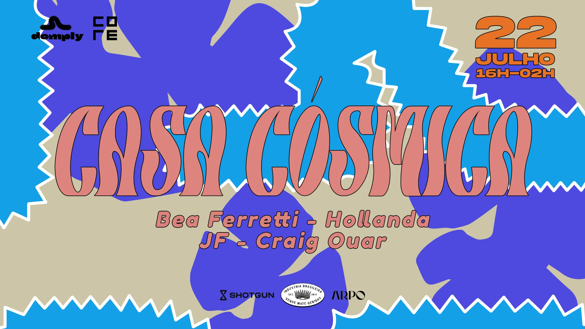 Domply Casa Cosmica - Bea Ferretti - Hollanda - Jf - Craig