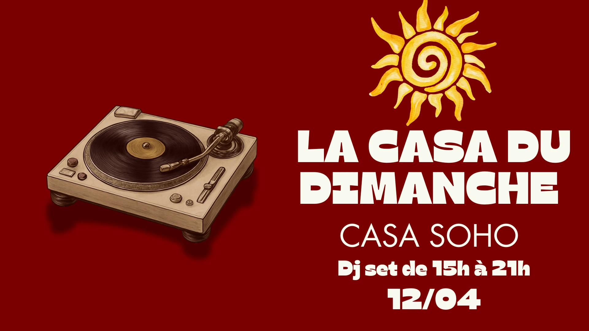 La Casa Du Dimanche - At Casa Soho