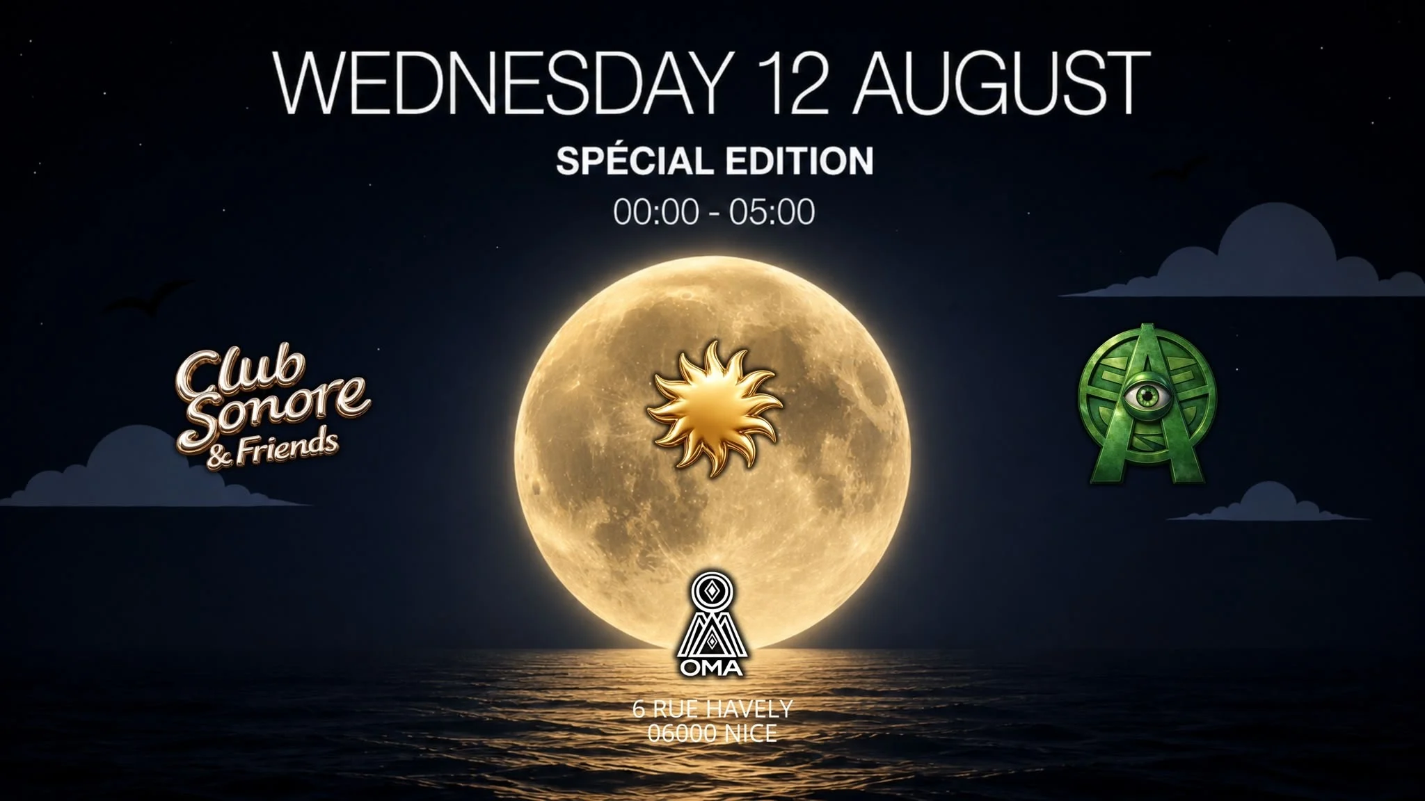 After Club Sonore X Aztek @Oma Club Wednesday 12 August