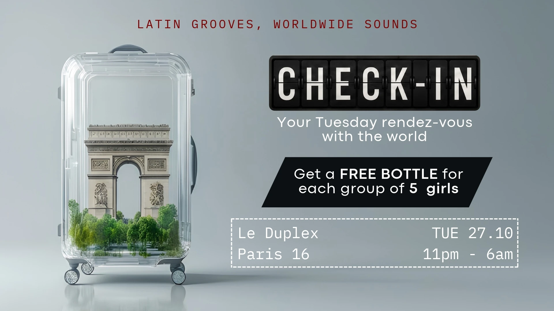 Check-In — Duplex — Flight 010: Paris
