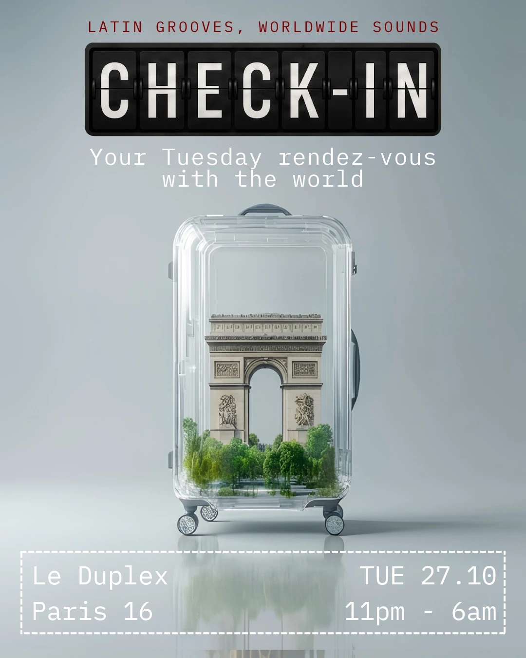 Check-In — Duplex — Flight 010: Paris