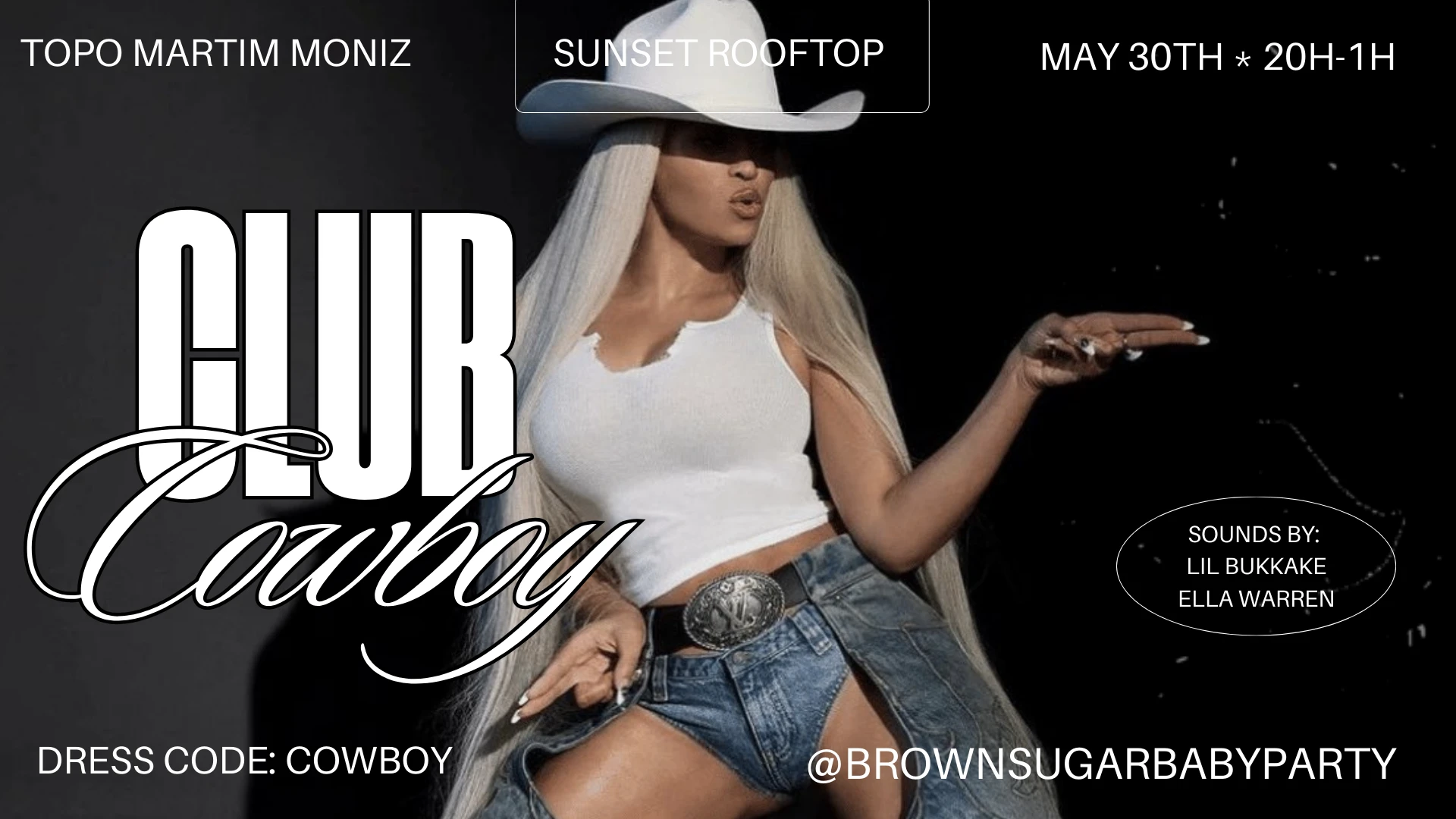 Club Cowboy -Sunset Rooftop Party