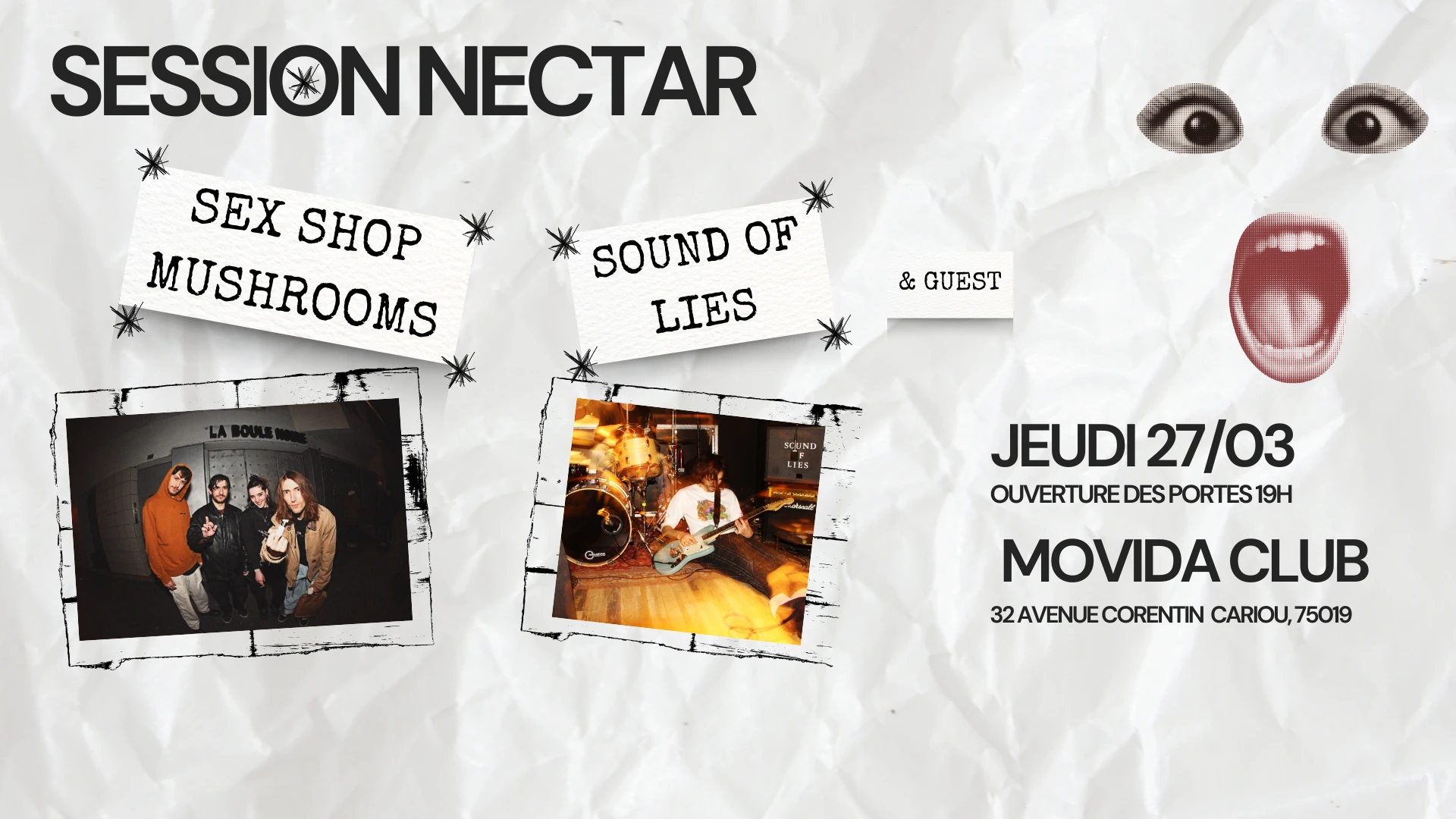 Nectar Sessions - Sex Shop Mushrooms + Sound Of Lies + Guest
