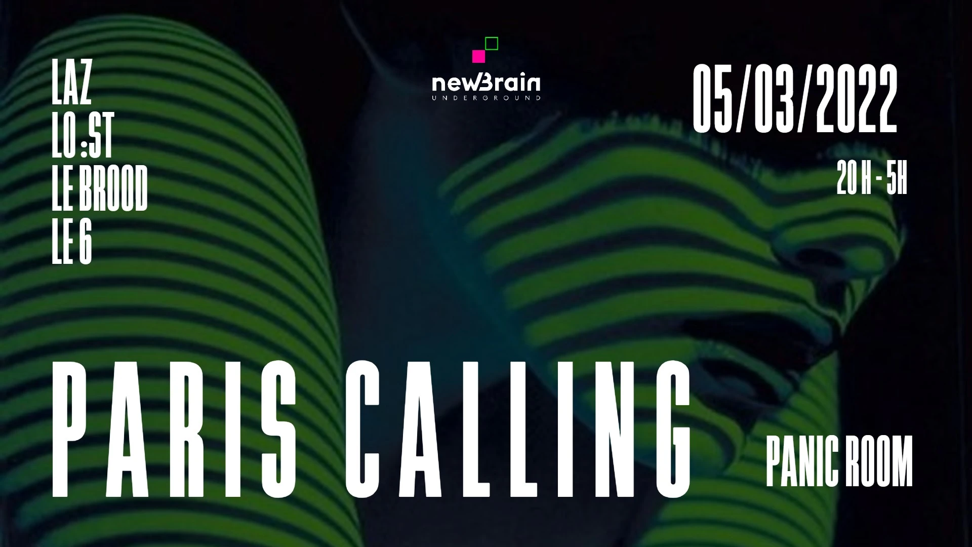 New Brain X Panic Room : Paris Calling