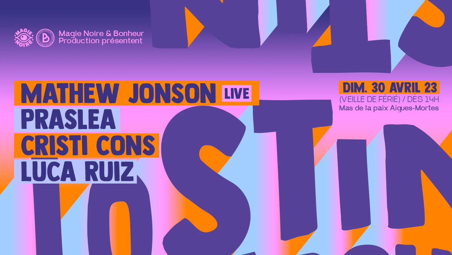 Lost In Camargue : Mathew Jonson Live, Praslea & Cristi Cons