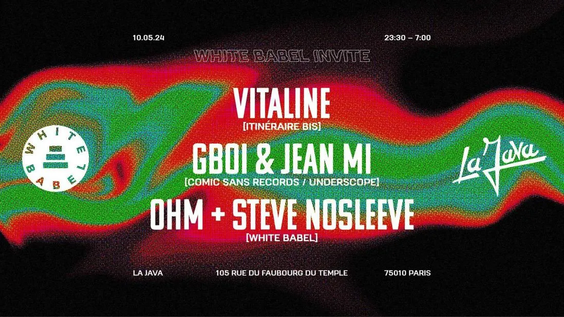 La Java X White Babel : Vitaline, Gboi & Jean MI And More