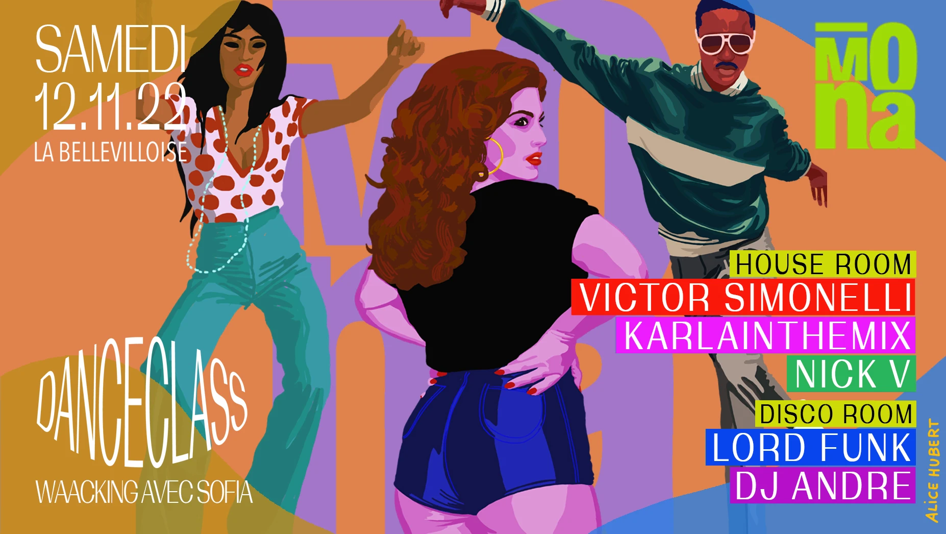 Mona W/ Victor Simonelli, Karlainthemix, Lord Funk, Nick V
