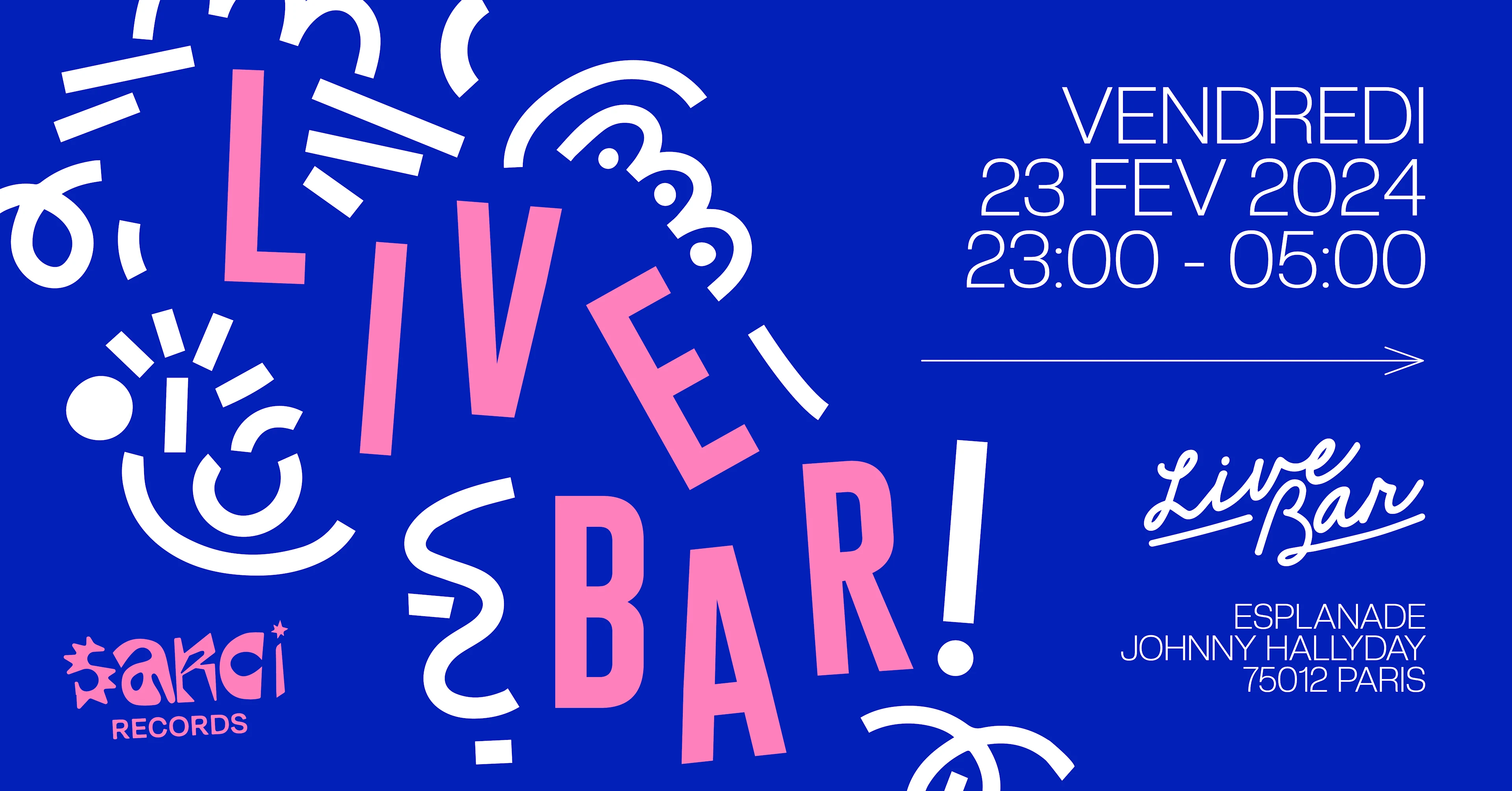 Sarci Records All Night Long X Live Bar
