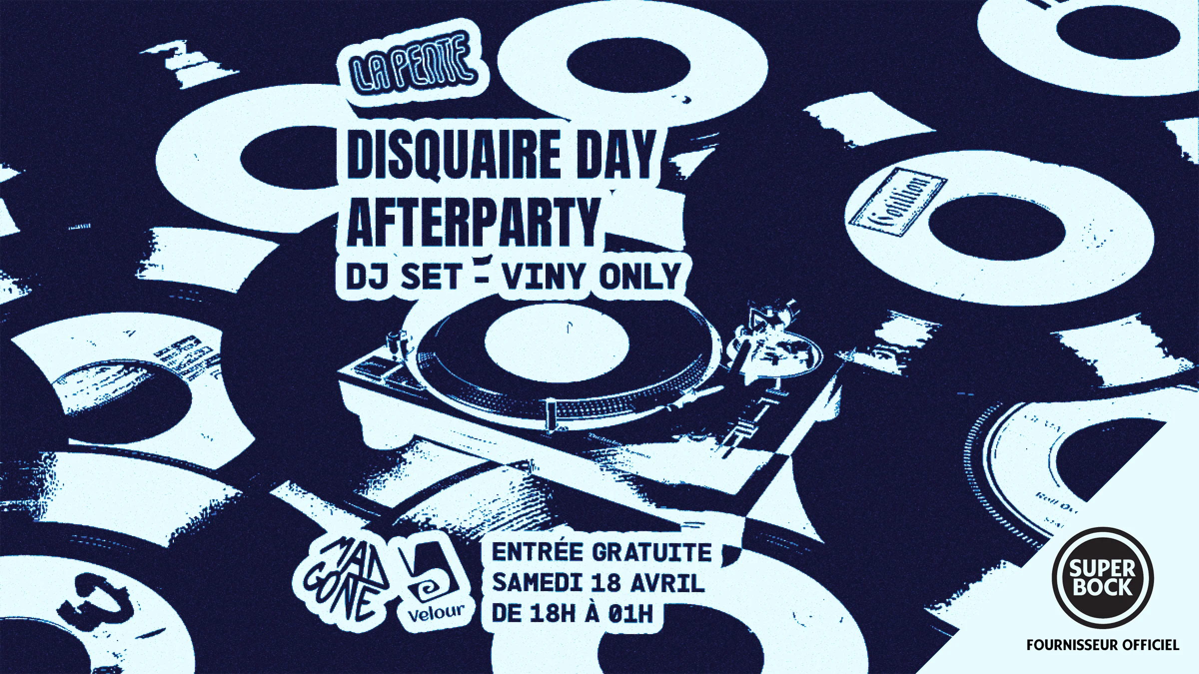 Disquaire Day [After Party Gratuit] W/ Velour & Mad Gone