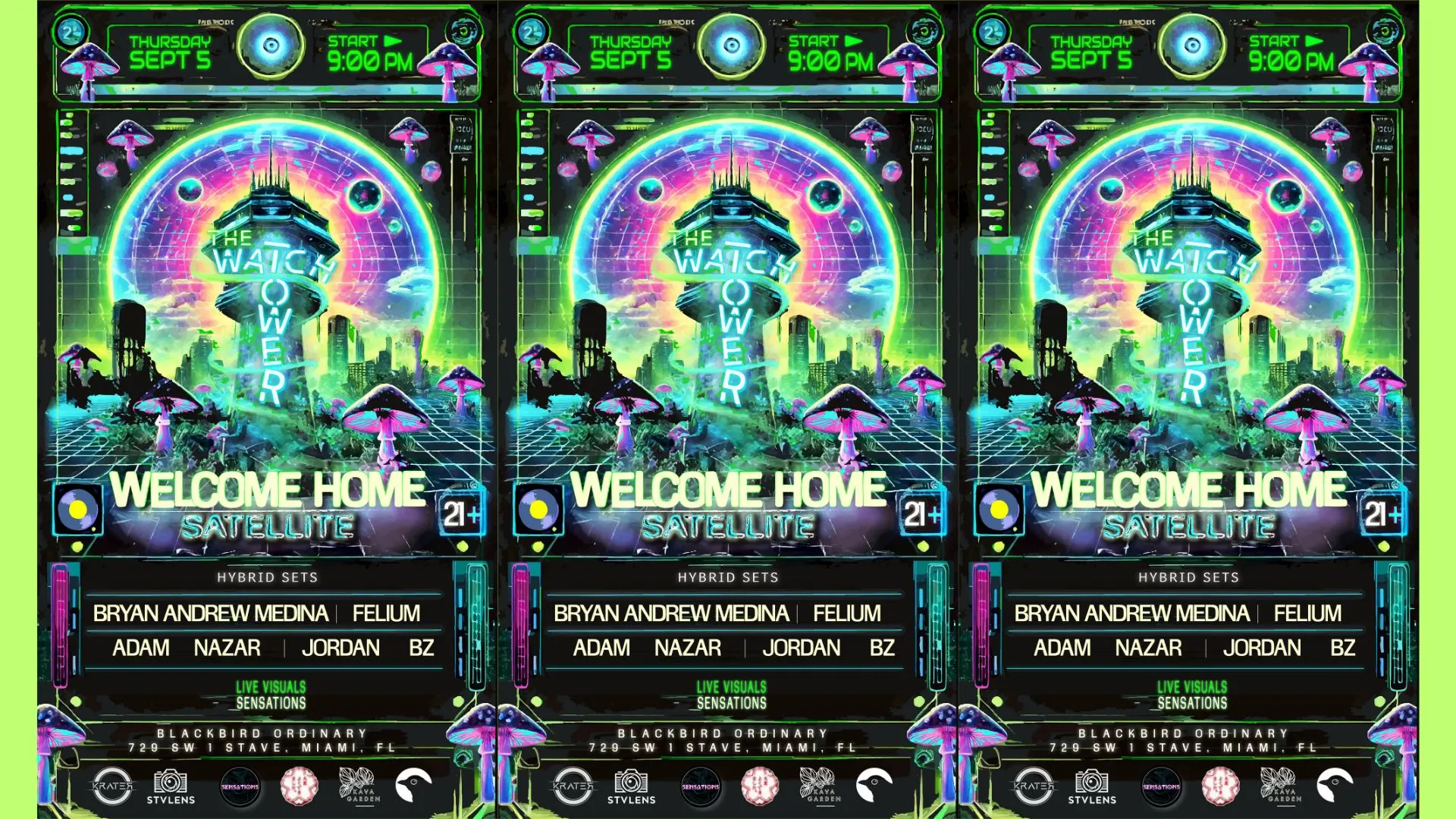 Welcome Home: Watchtower Satellite Party