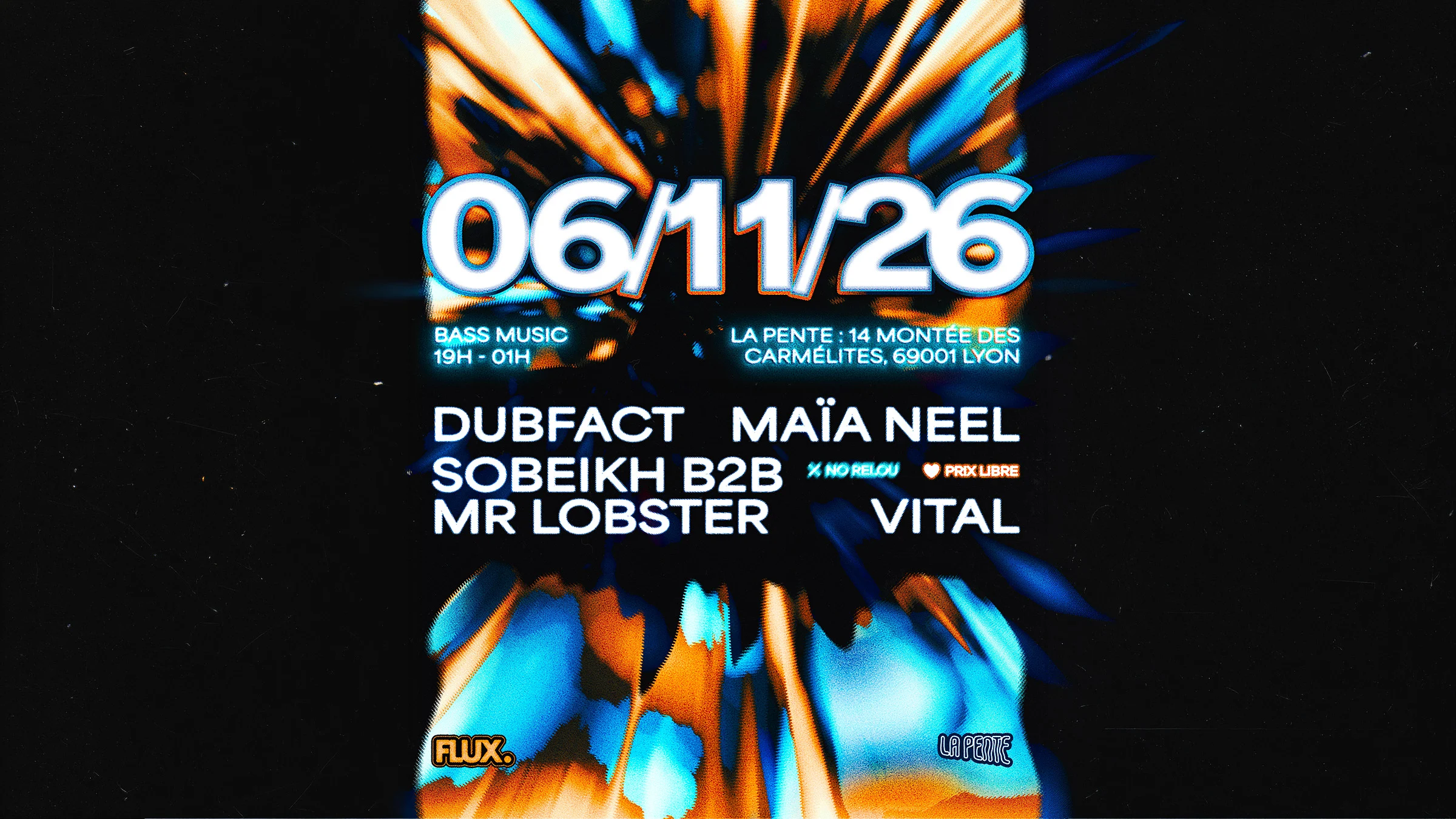 Flux. #2 Invite Maia Neel, Dubfact, Vital, & More