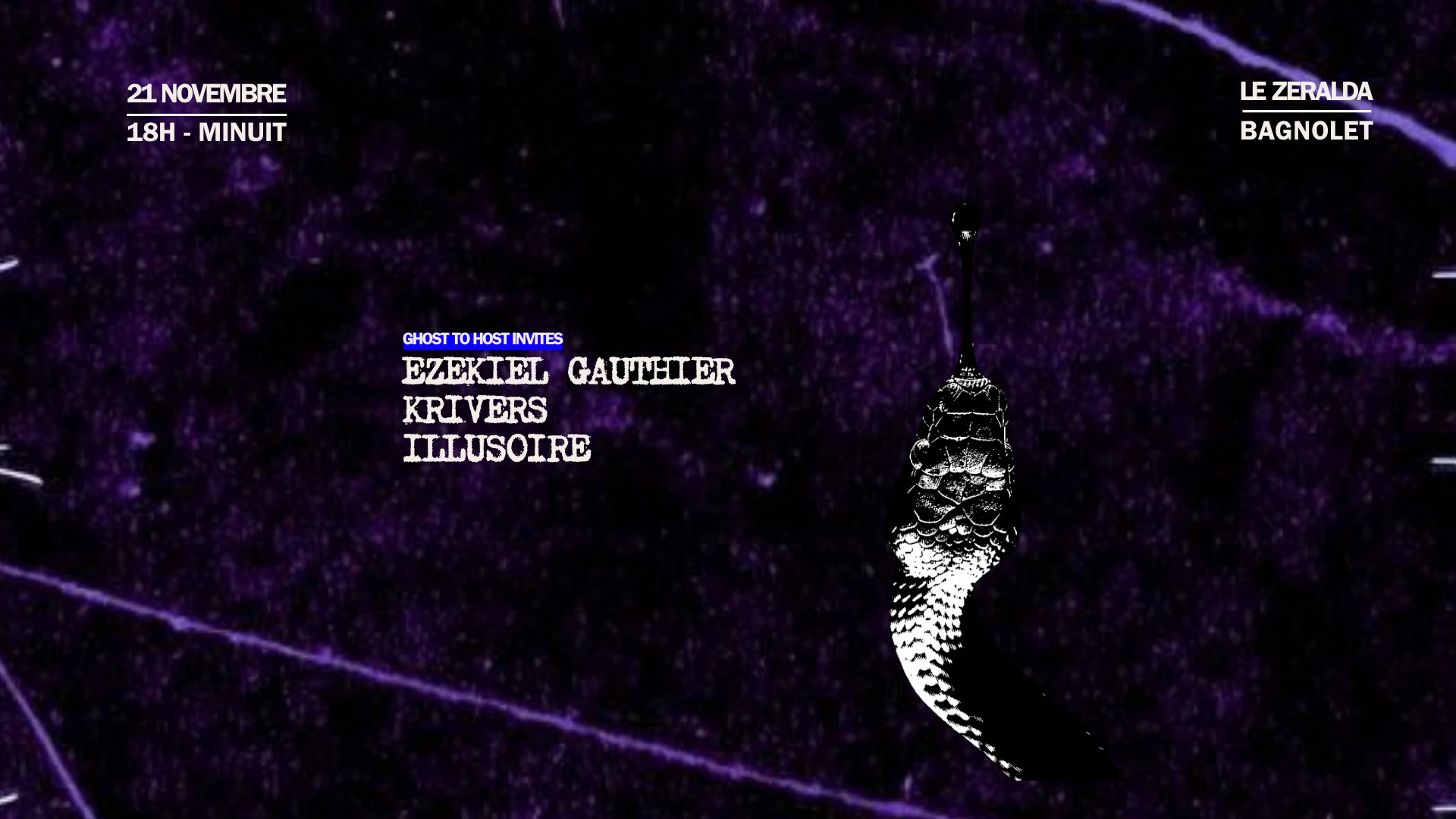 Ghost To Host : Ezekiel Gauthier + Krivers + Illusoire