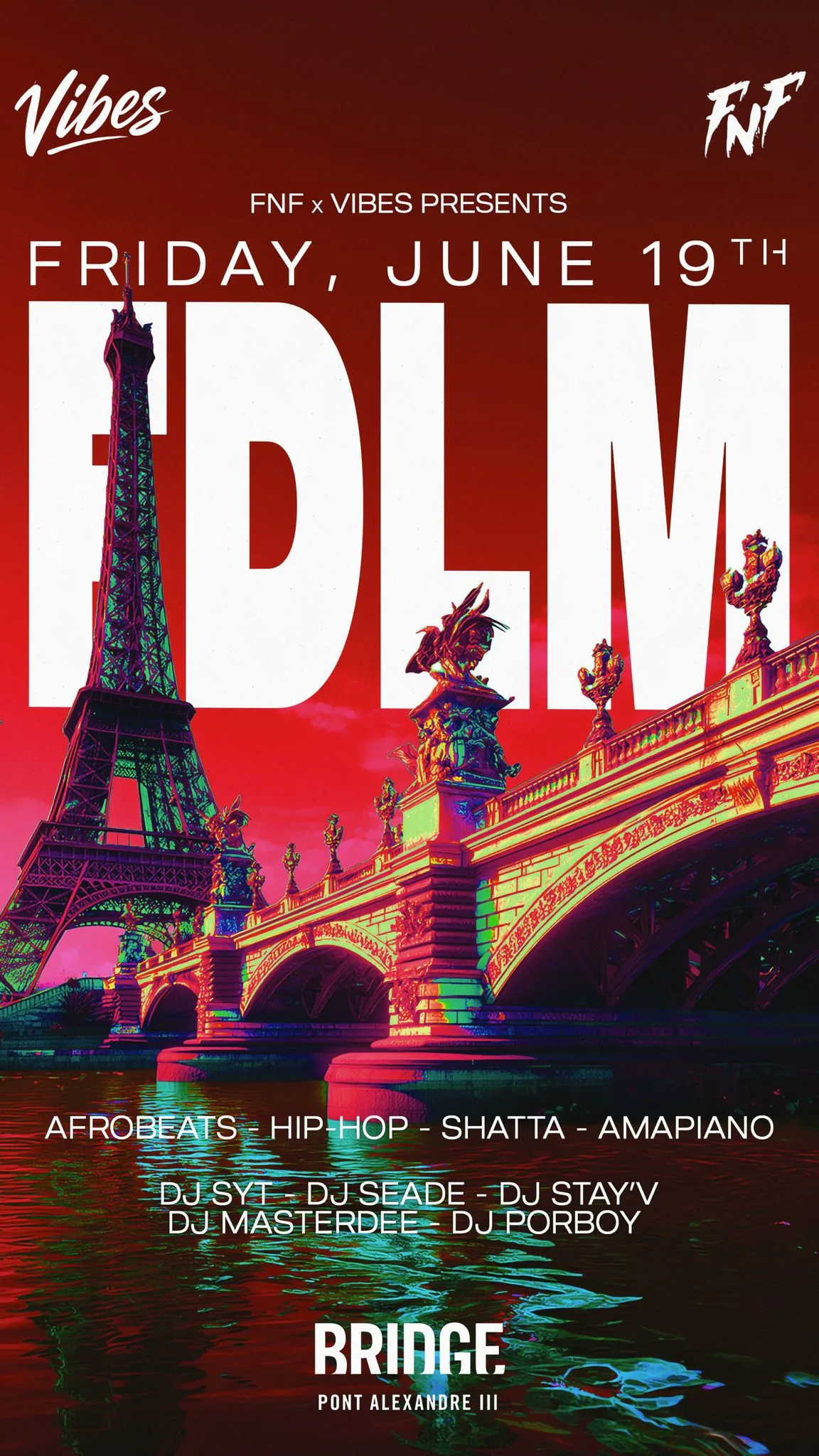 Fdlm Weekender At Bridge: Best Afrobeats & Hip Hop Party