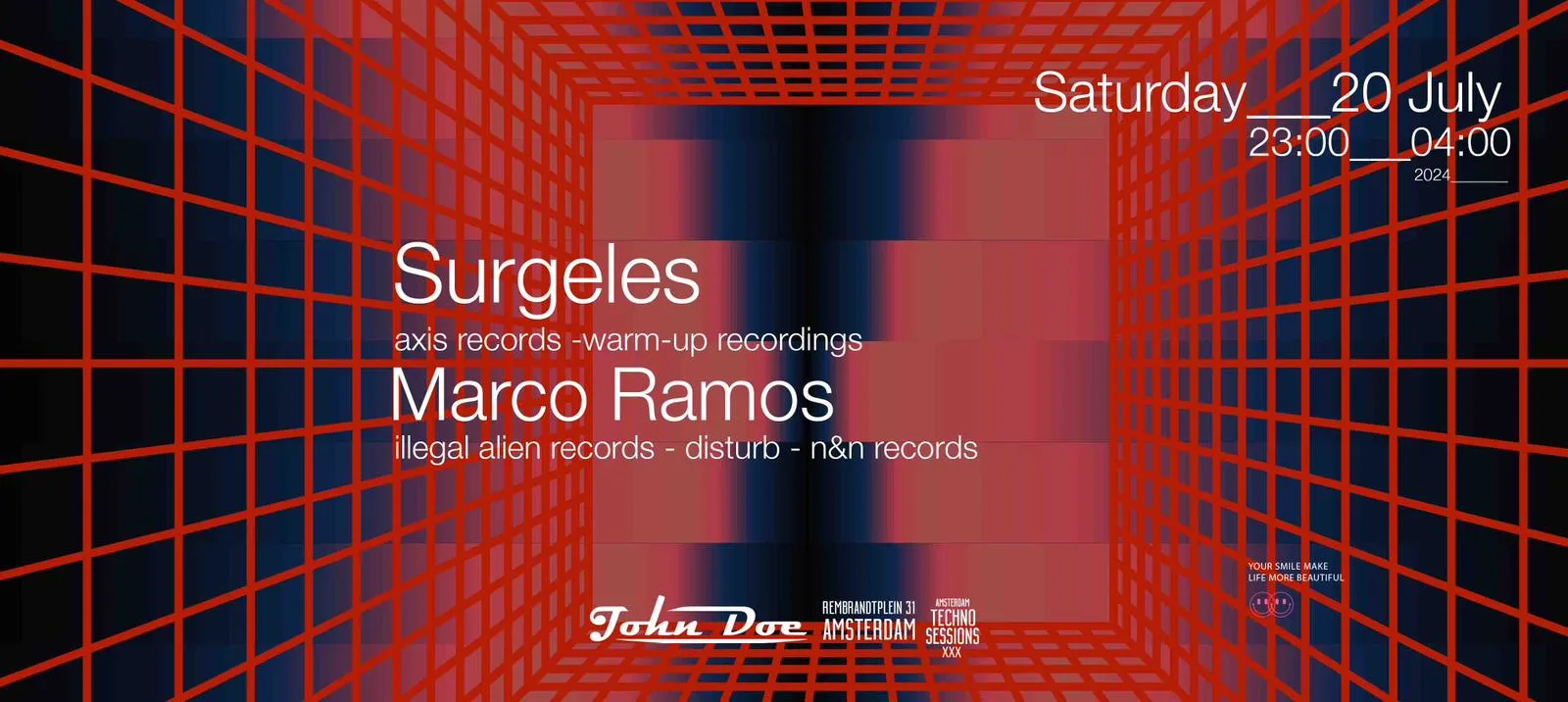 Amsterdam Techno Sessions With Dj Surgeles (Axis Records )