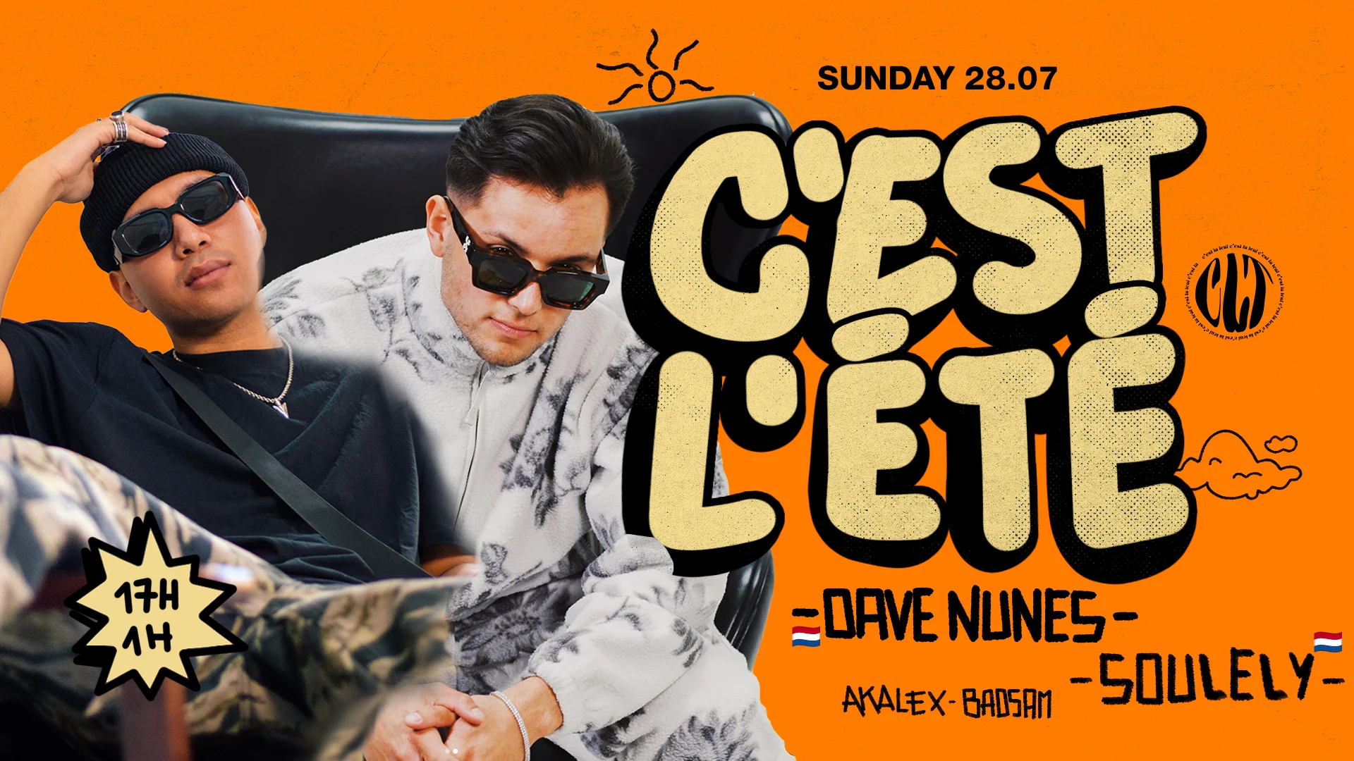 C'estl'été #5 - Welcome Dave Nunes & Soulely +Akalex/Badsam