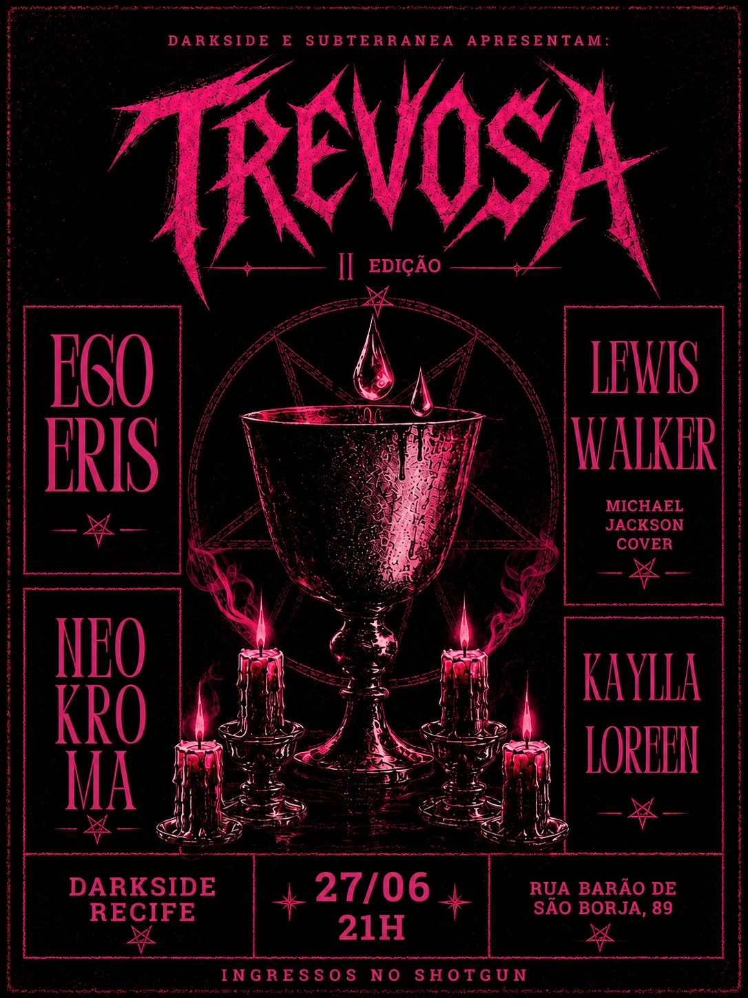 Trevosa II – Música Alternativa,  Arte E A Escuridão