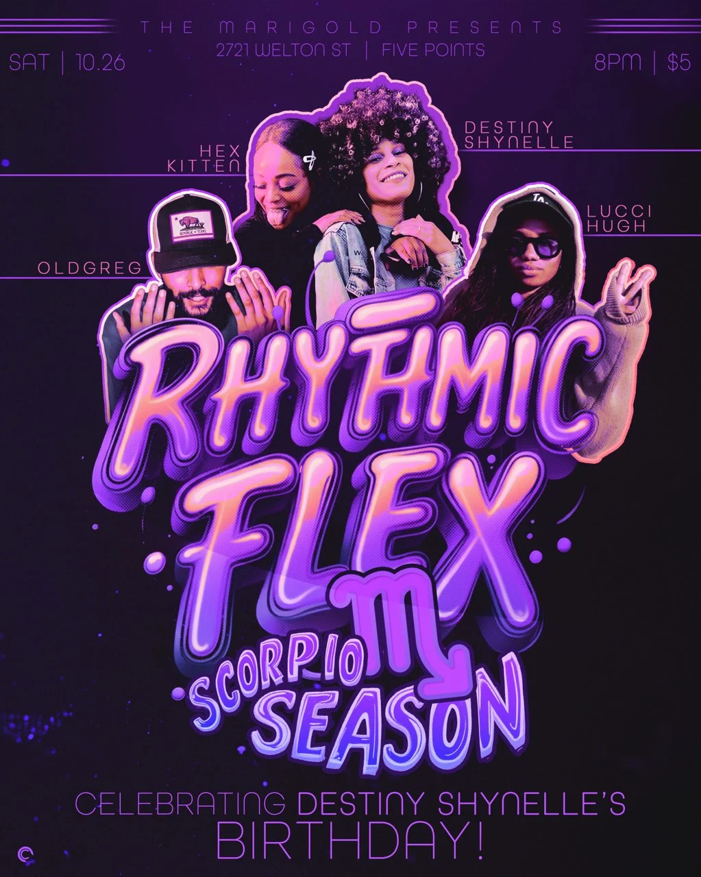 Rhythmic Flex Scorpio Season