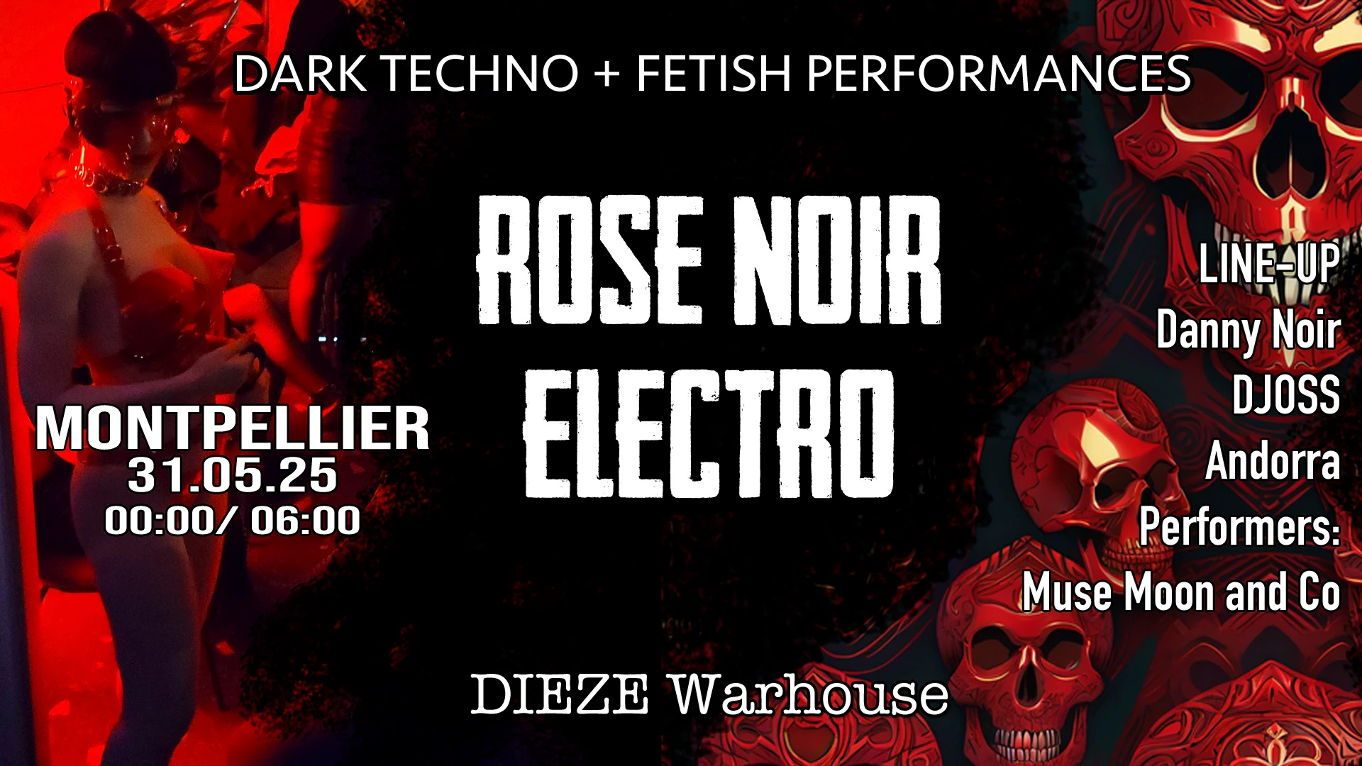 Rose Noir Electro - Montpellier