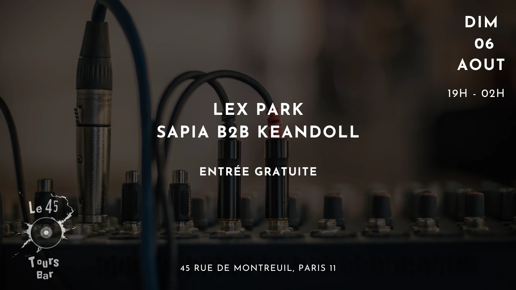 Le 45 Tours Invite: Lexpark, Sapia B2b Keandoll